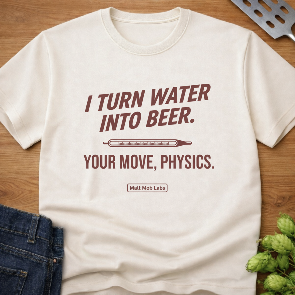 I Turn Water Into Beer (Hydrometer) T-Shirt