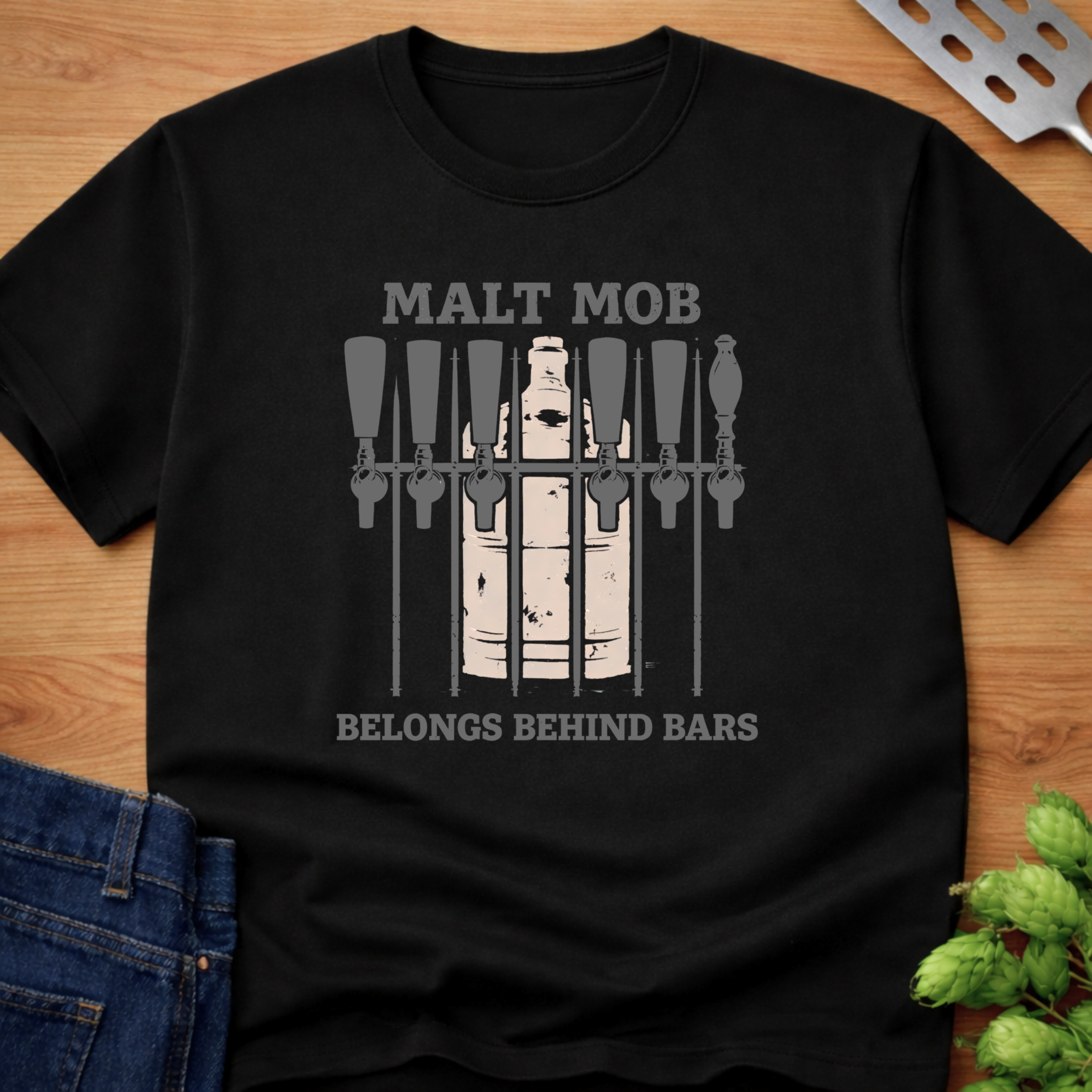 Belongs Behind Bars (Taps) T-Shirt