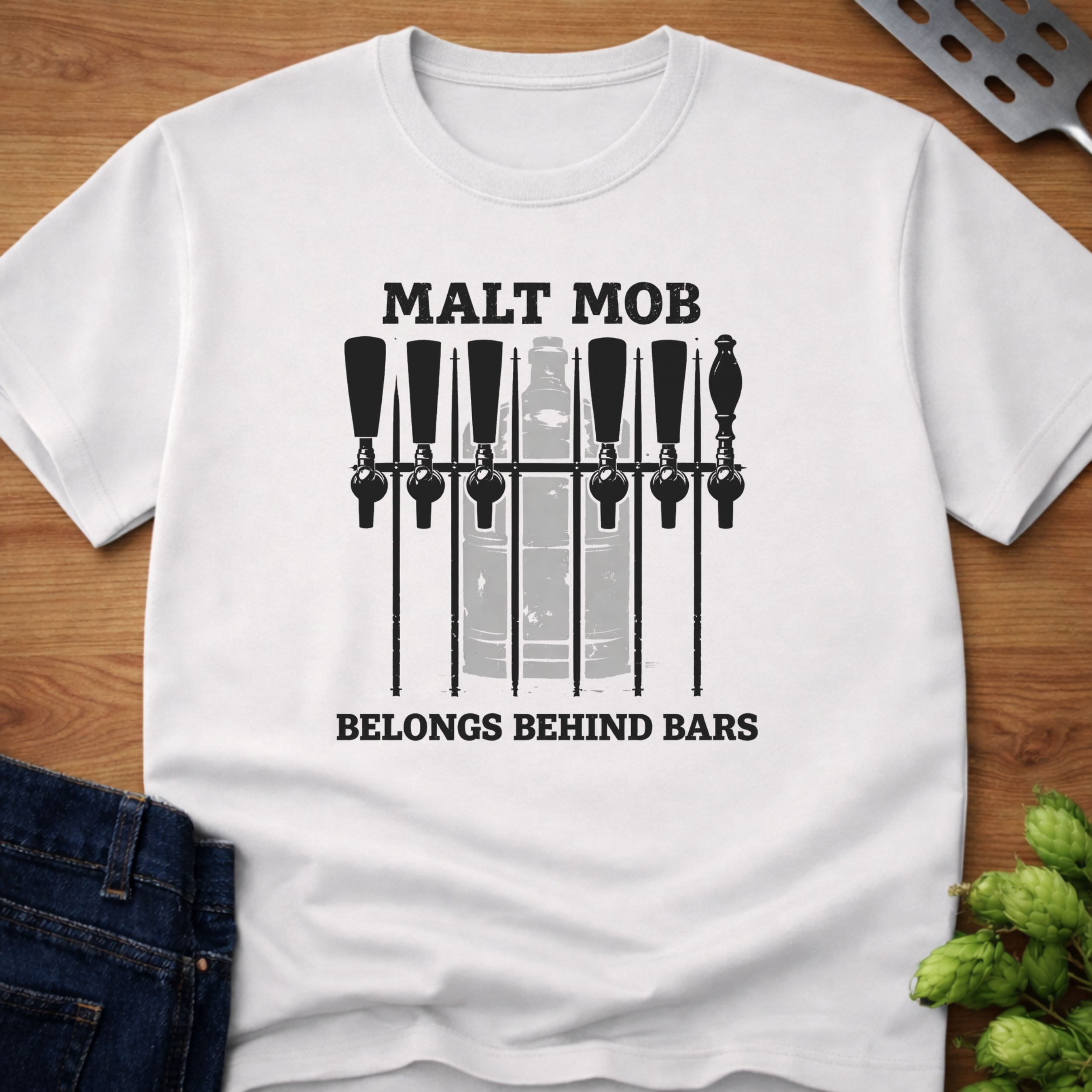 Belongs Behind Bars (Taps) T-Shirt