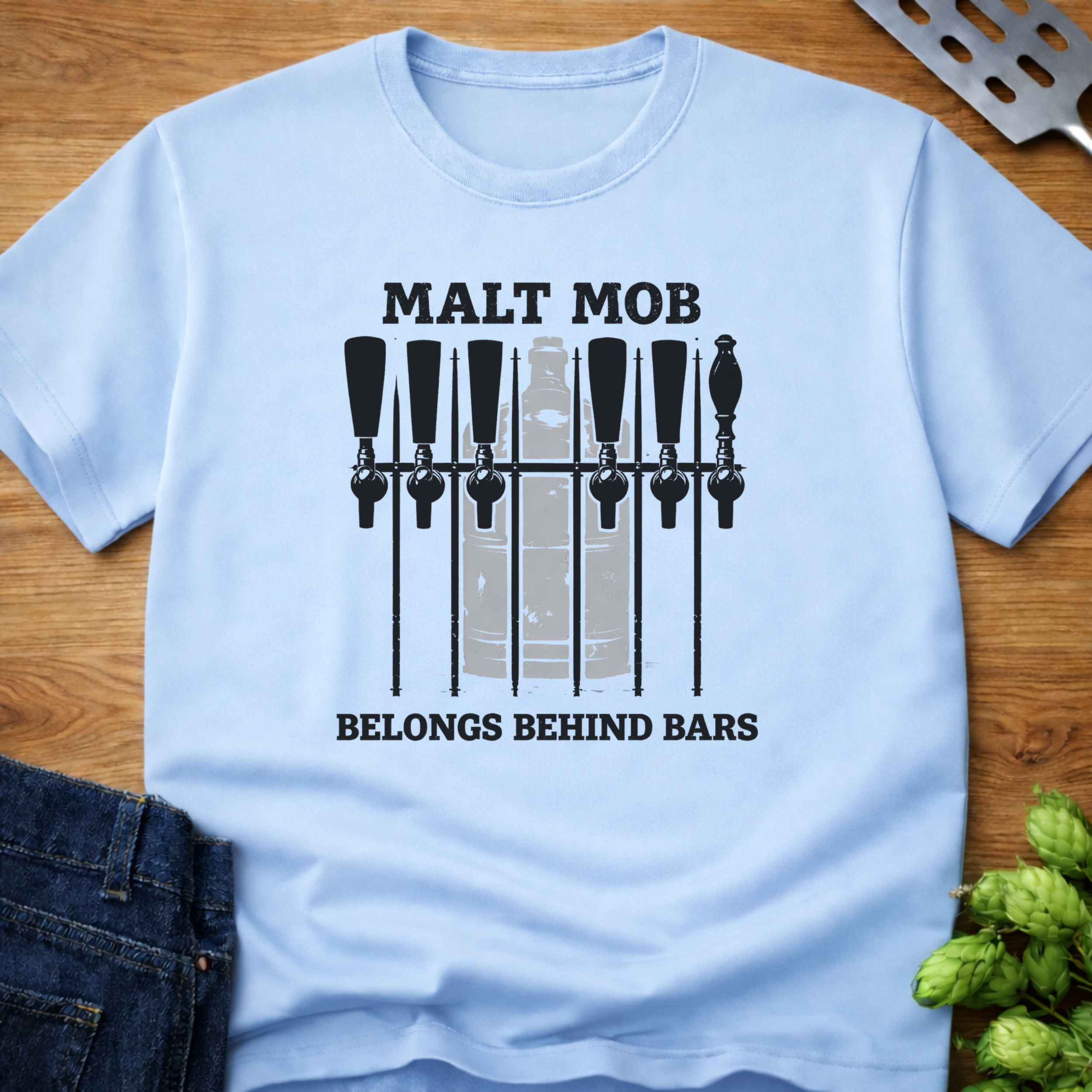 Belongs Behind Bars (Taps) T-Shirt