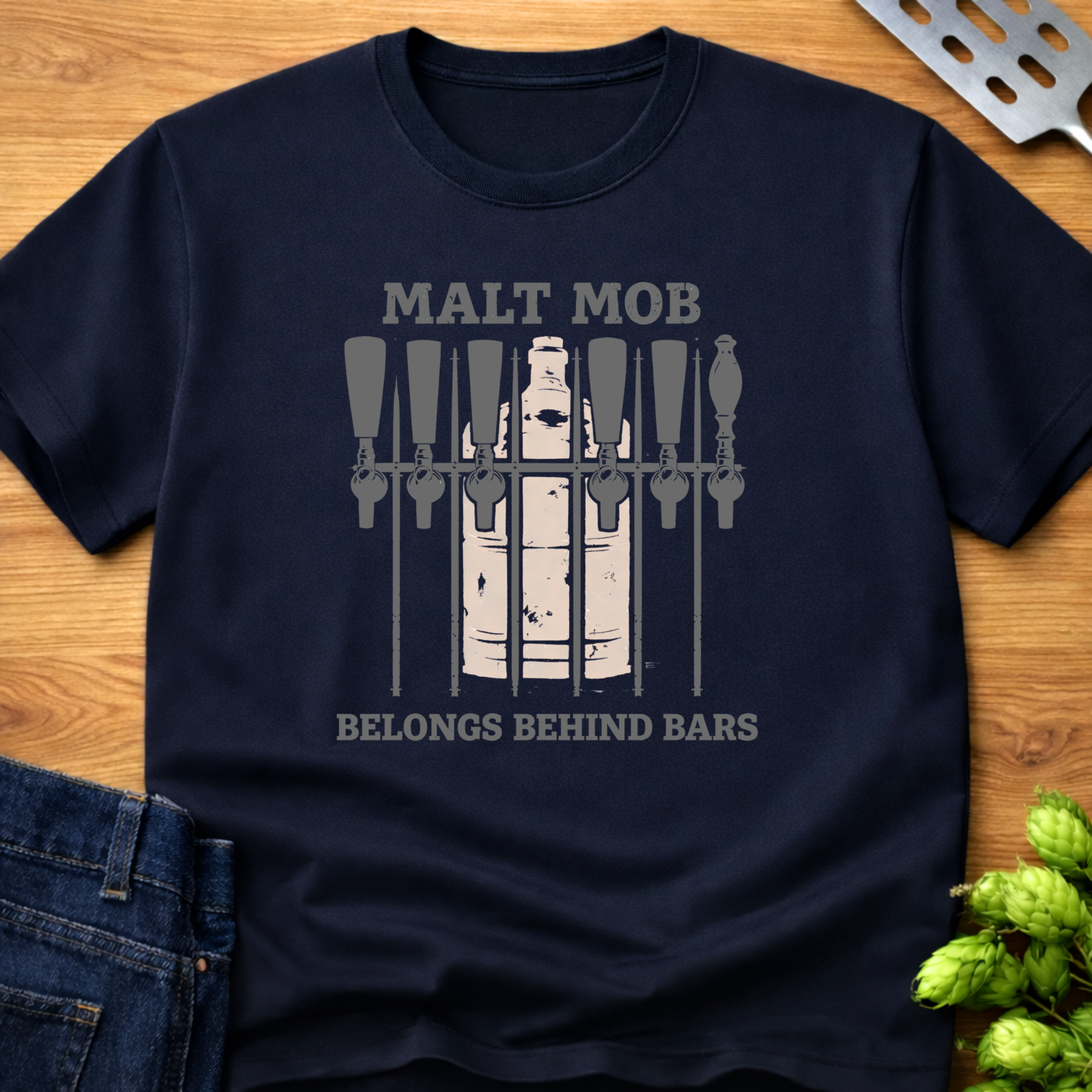 Belongs Behind Bars (Taps) T-Shirt