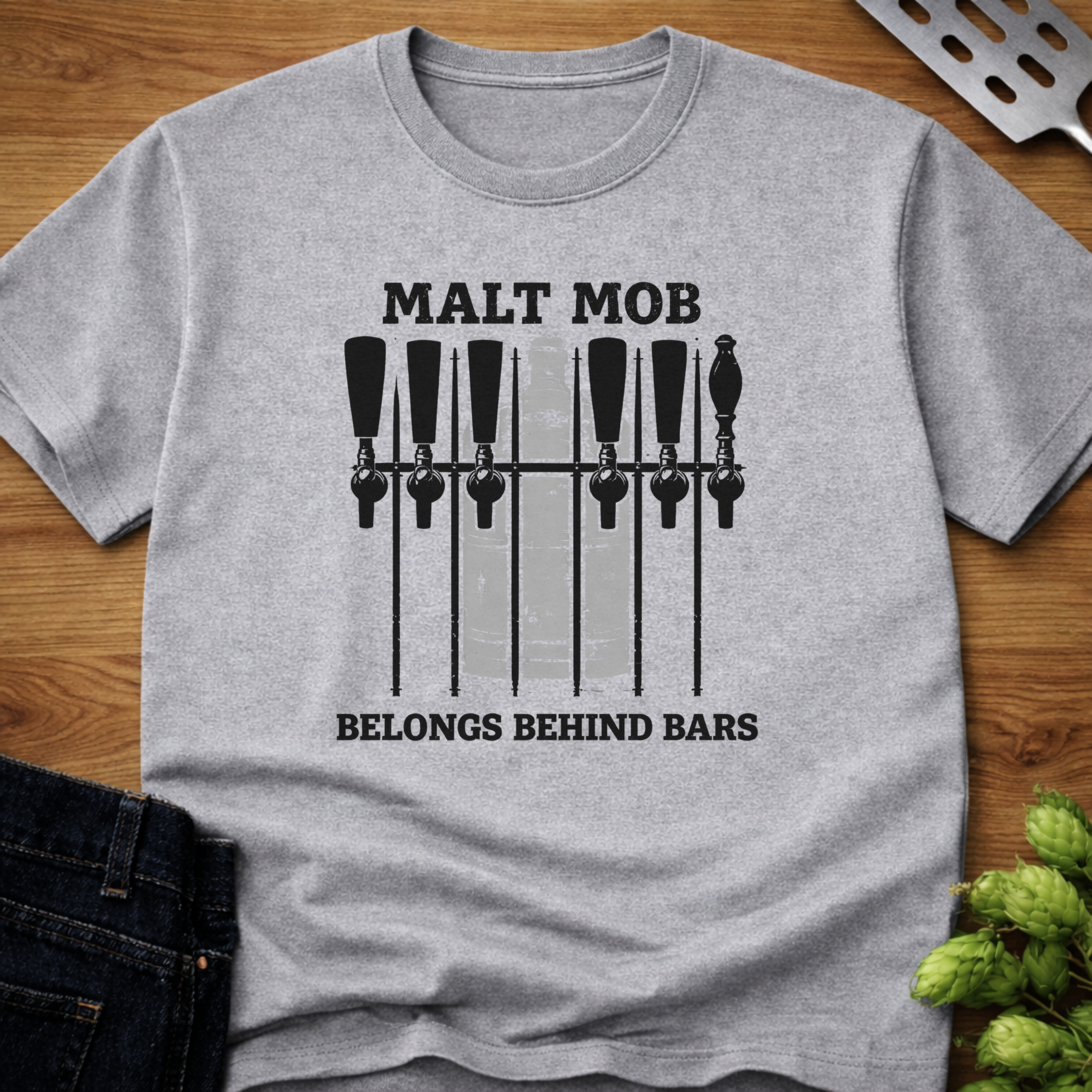 Belongs Behind Bars (Taps) T-Shirt