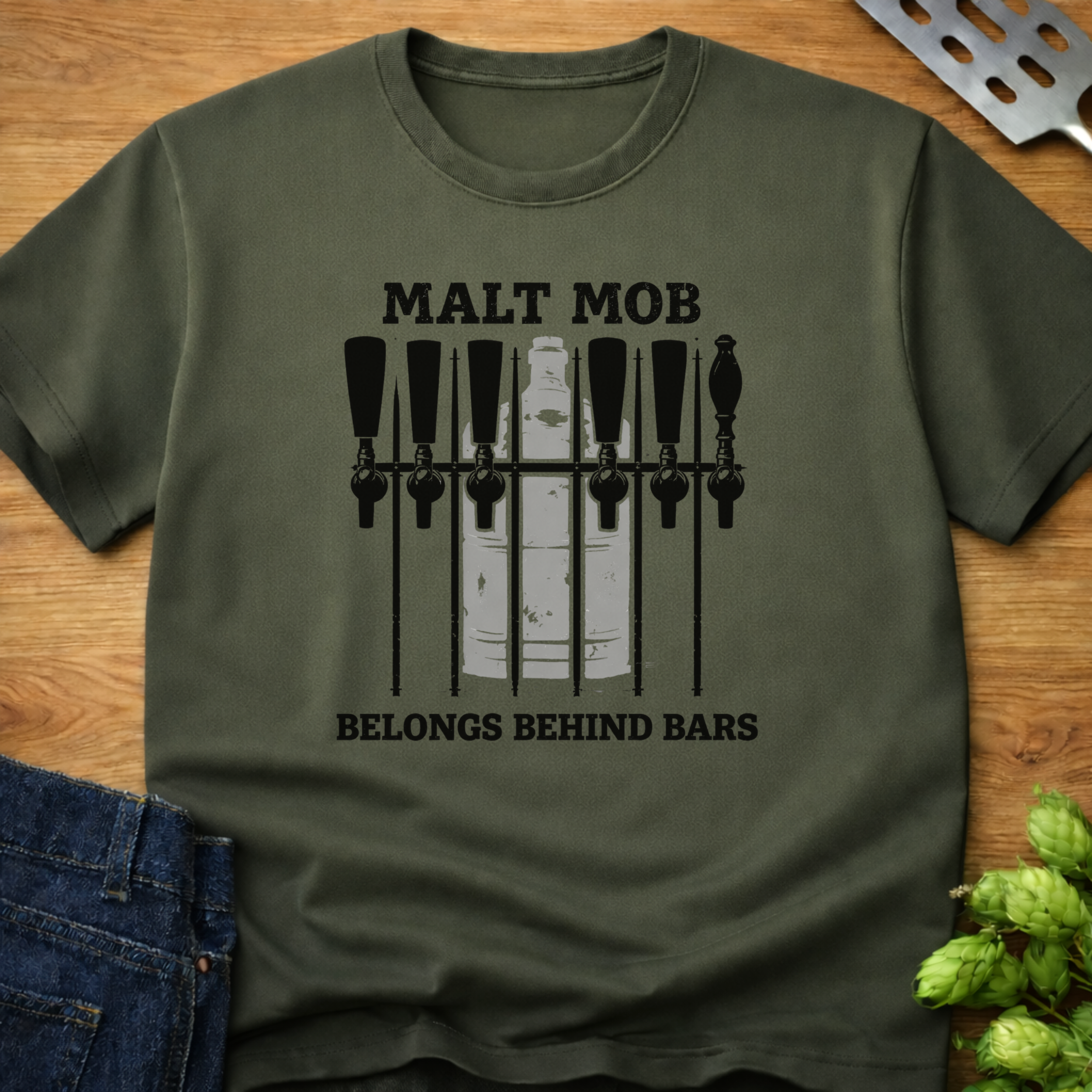 Belongs Behind Bars (Taps) T-Shirt
