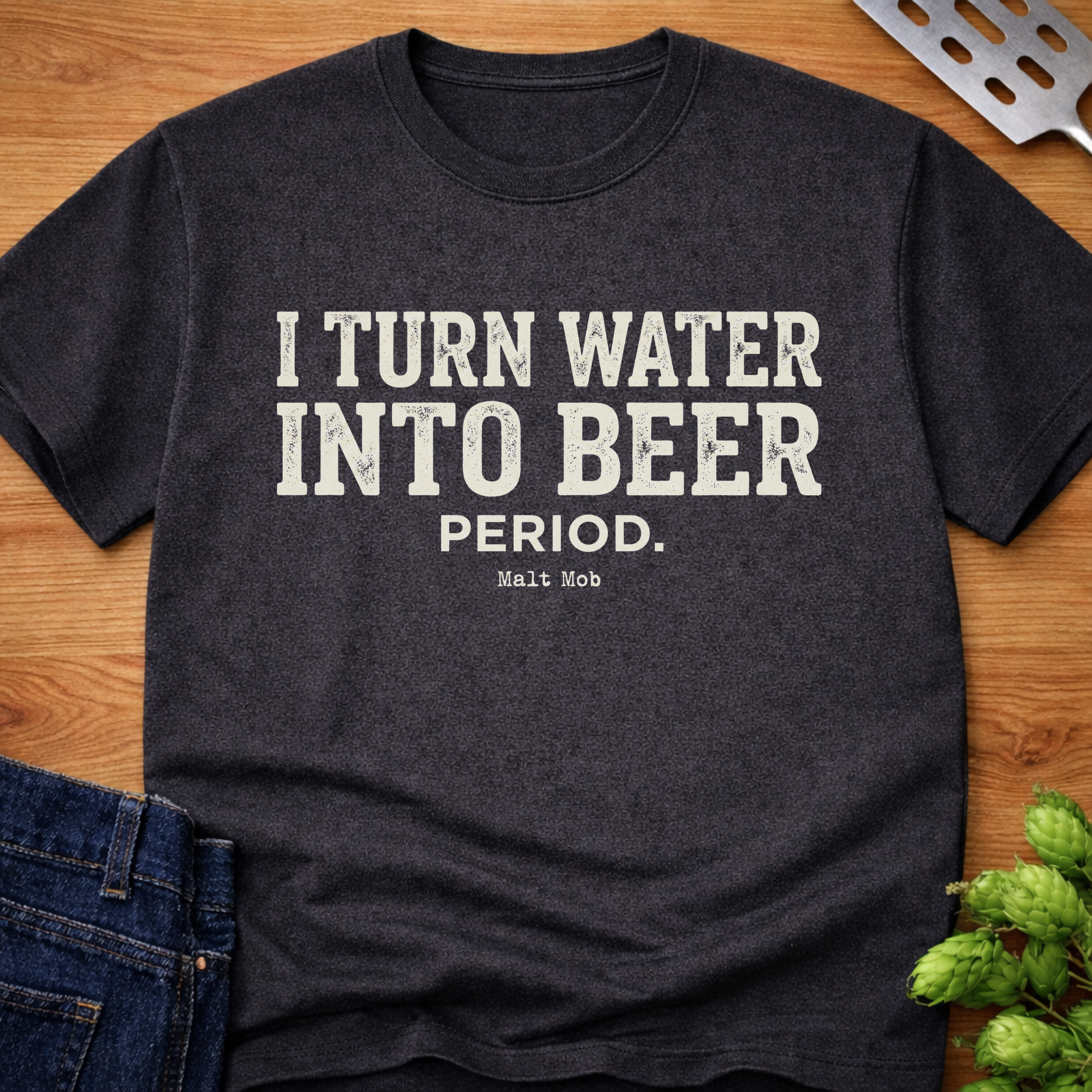 I Turn Water Into Beer. Period. T-Shirt