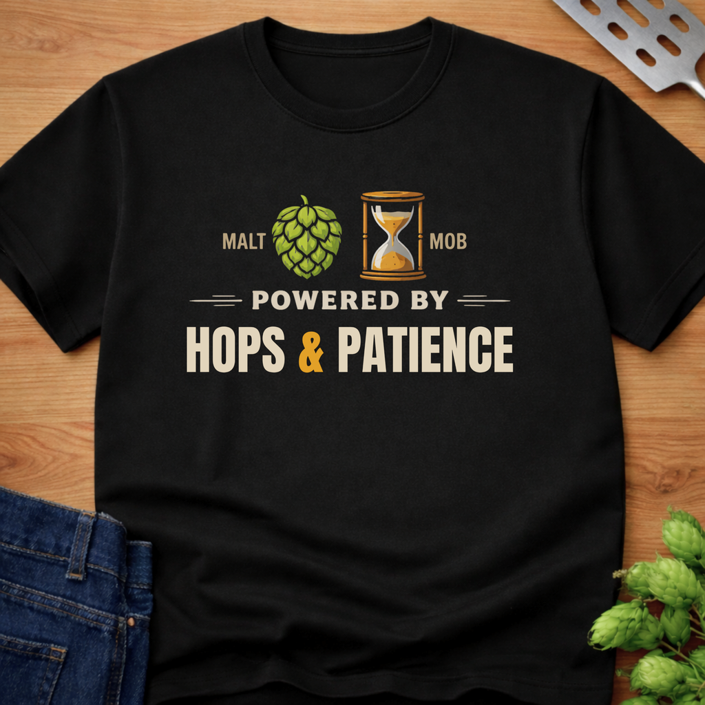 Powered By Hops & Patience T-Shirt
