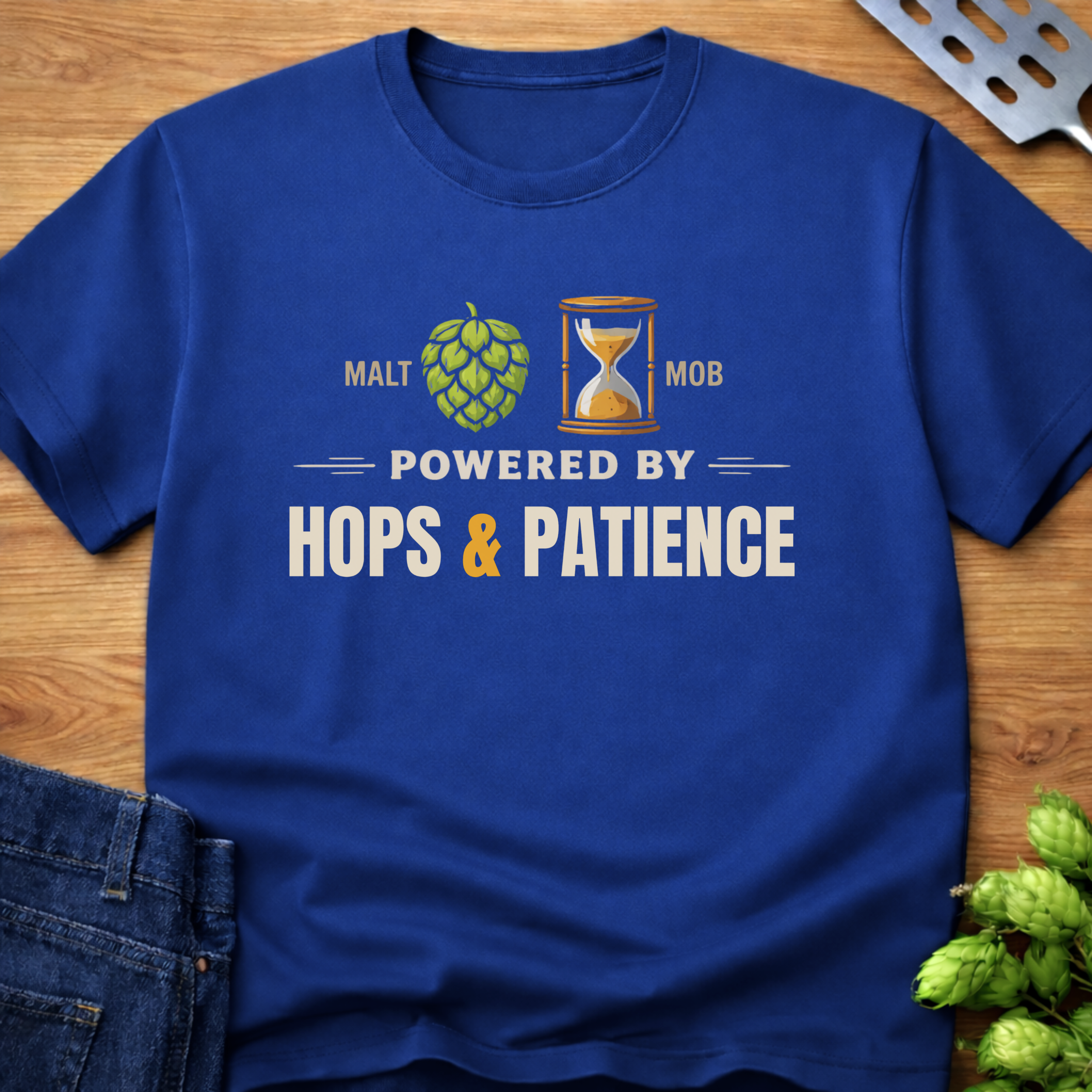 Powered By Hops & Patience T-Shirt