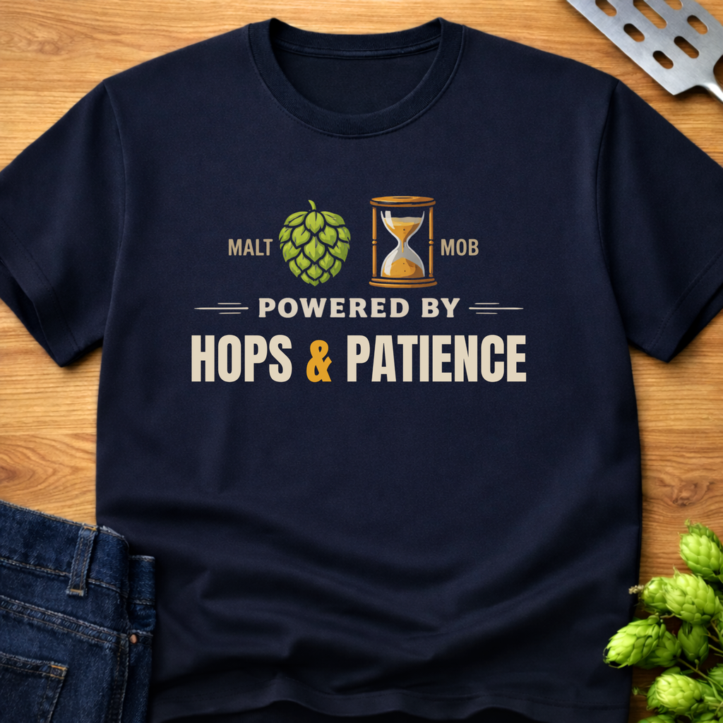 Powered By Hops & Patience T-Shirt