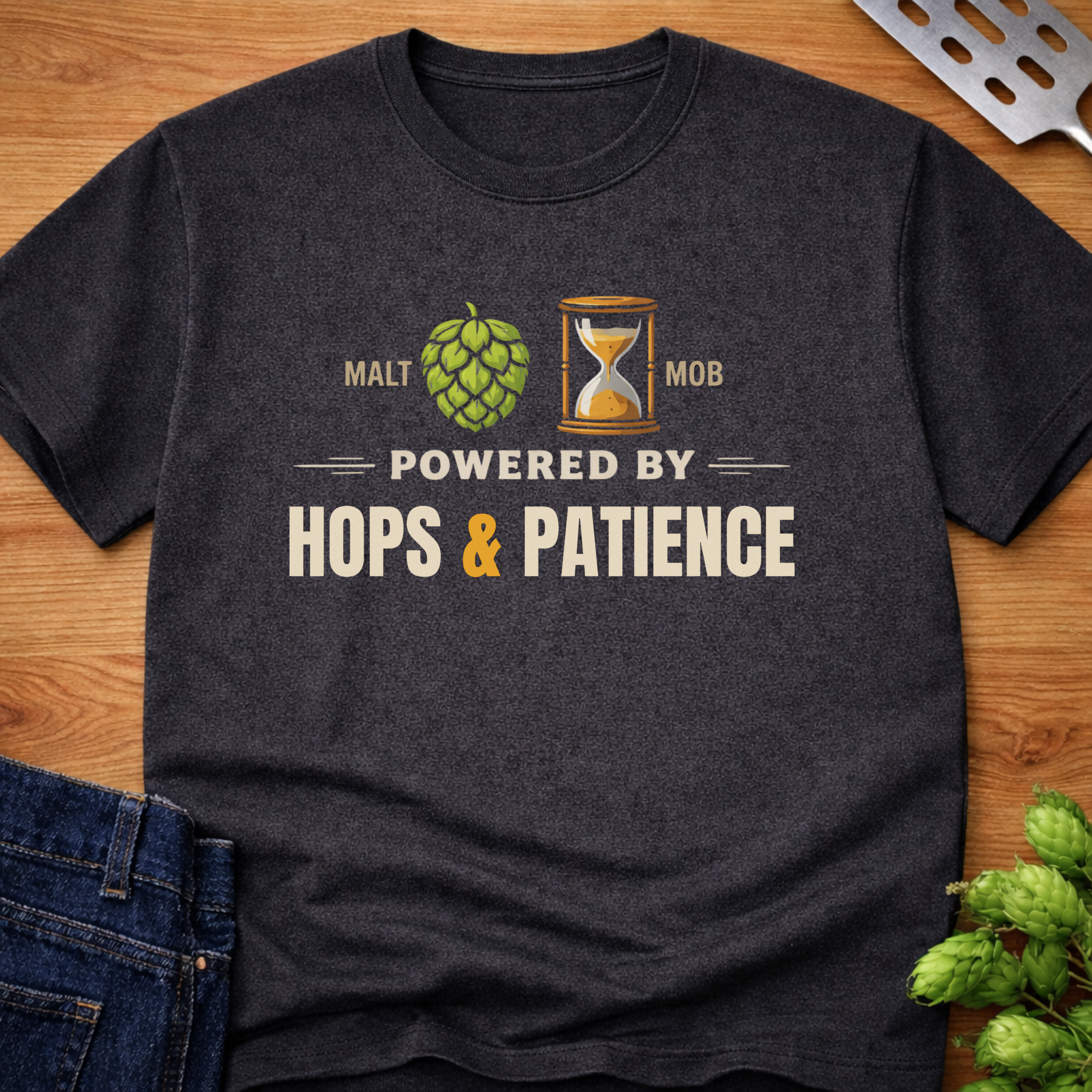 Powered By Hops & Patience T-Shirt