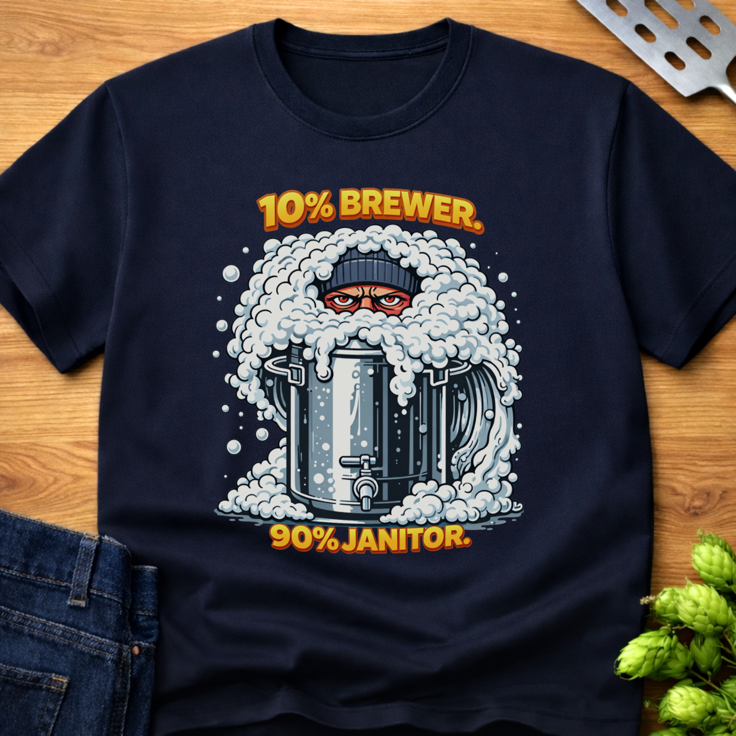 10% Brewer 90% Janitor T-Shirt