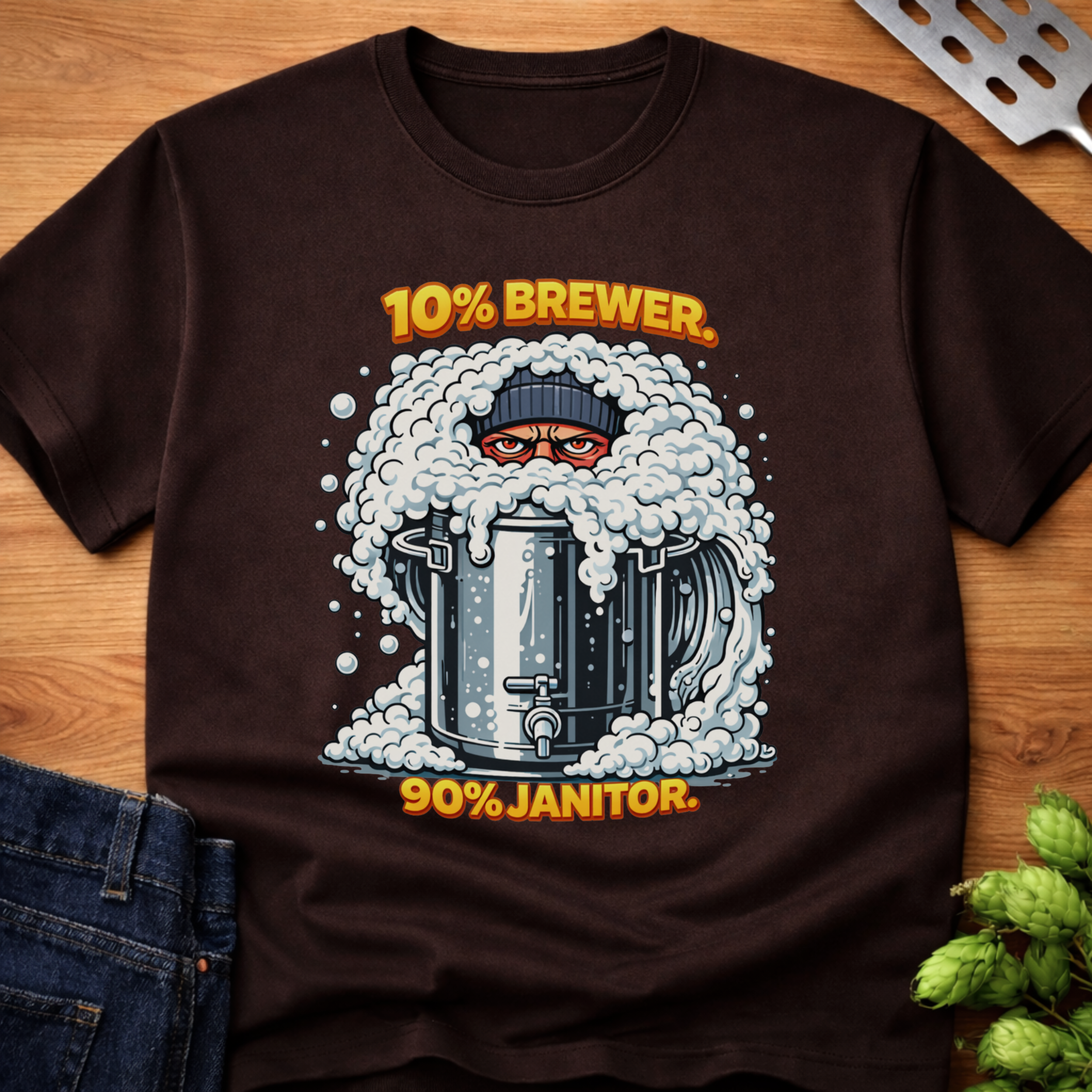 10% Brewer 90% Janitor T-Shirt