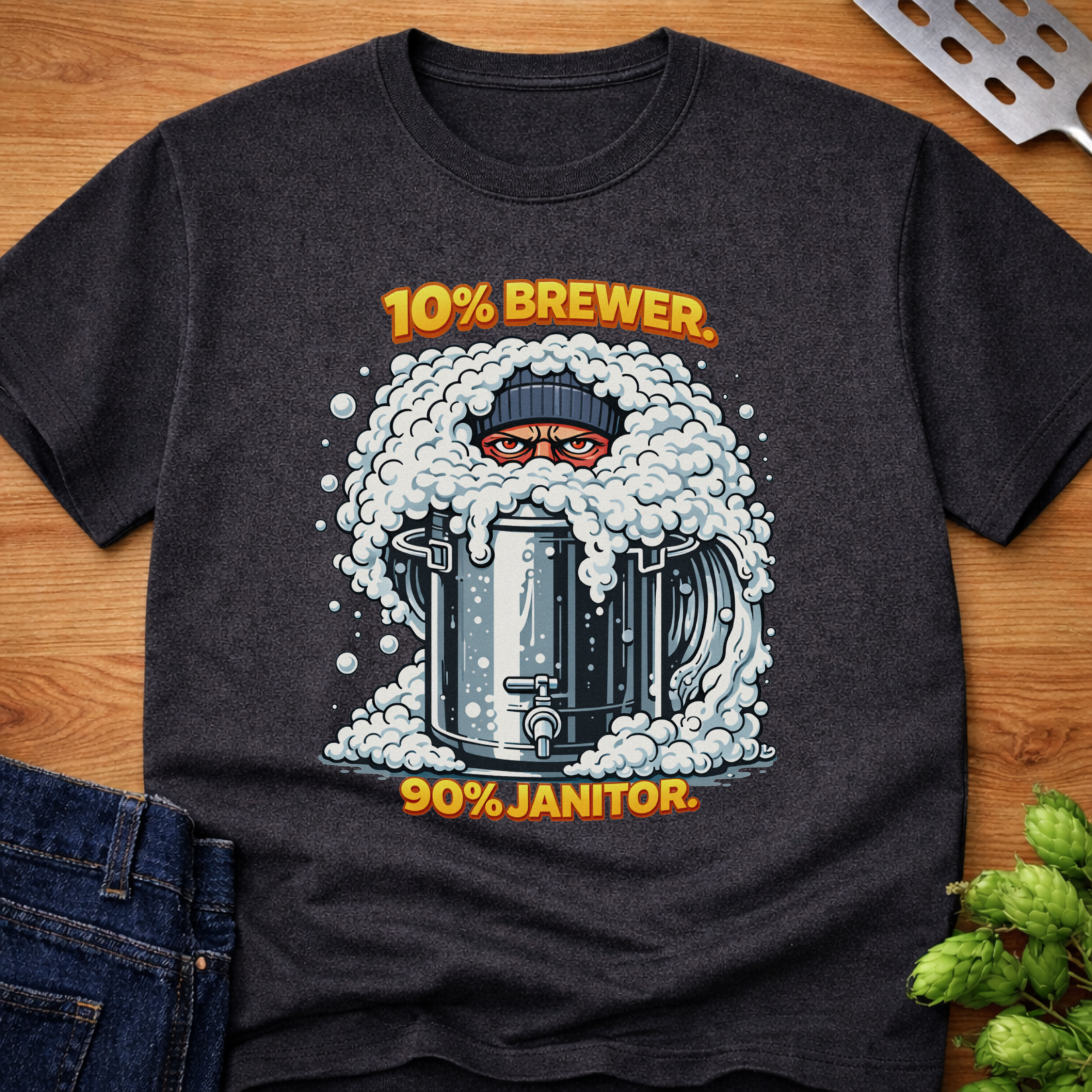 10% Brewer 90% Janitor T-Shirt