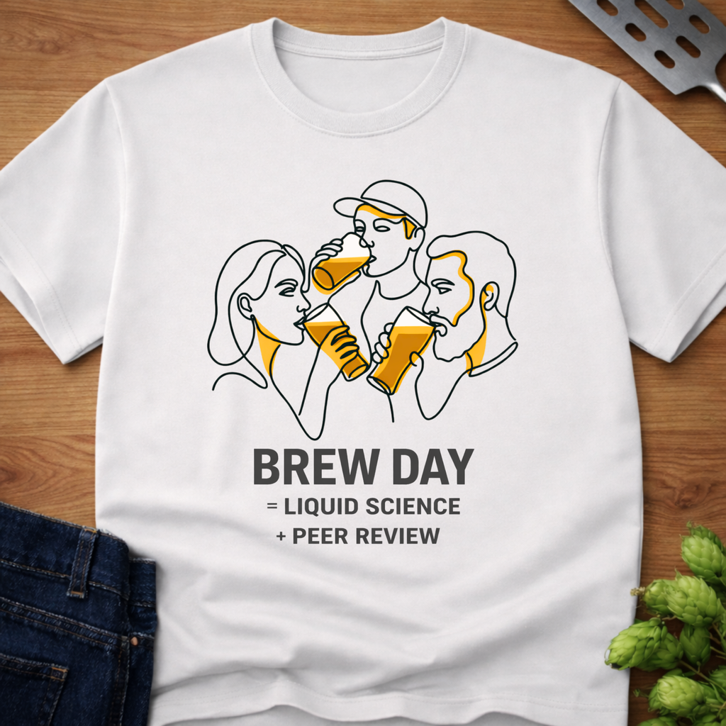 Brew Day Liquid Science Peer Review T-Shirt