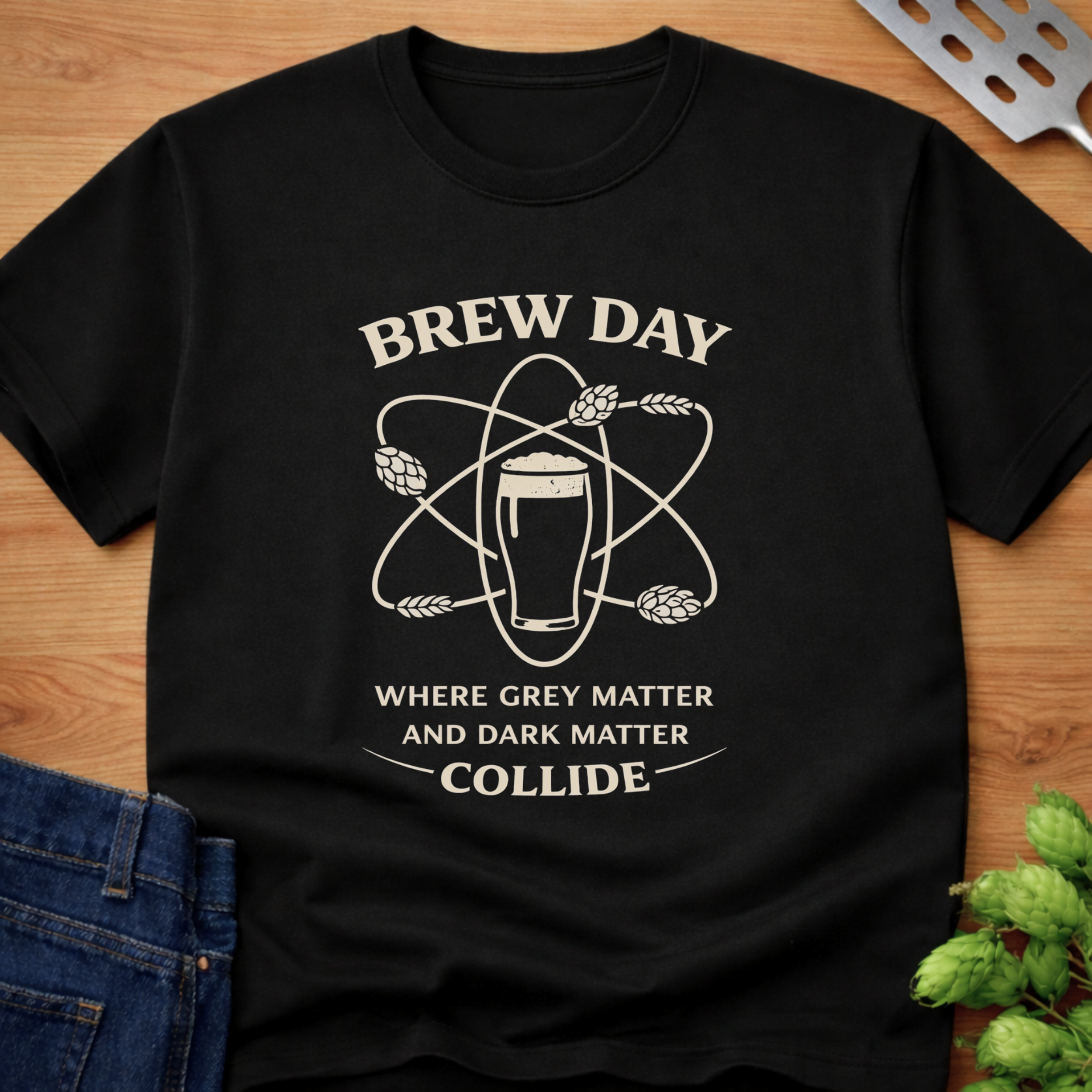 Brew Day Grey Matter Dark Matter Collide T-Shirt
