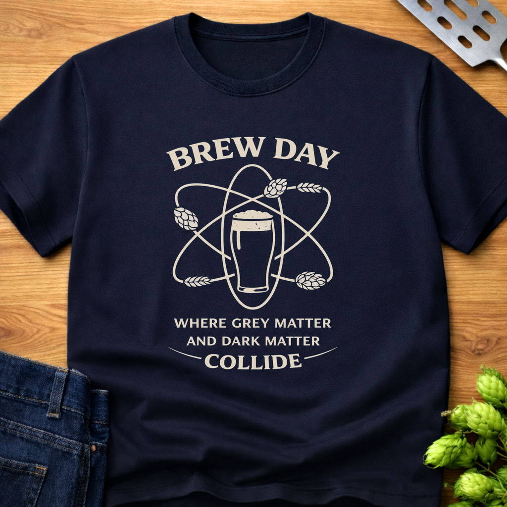Brew Day Grey Matter Dark Matter Collide T-Shirt
