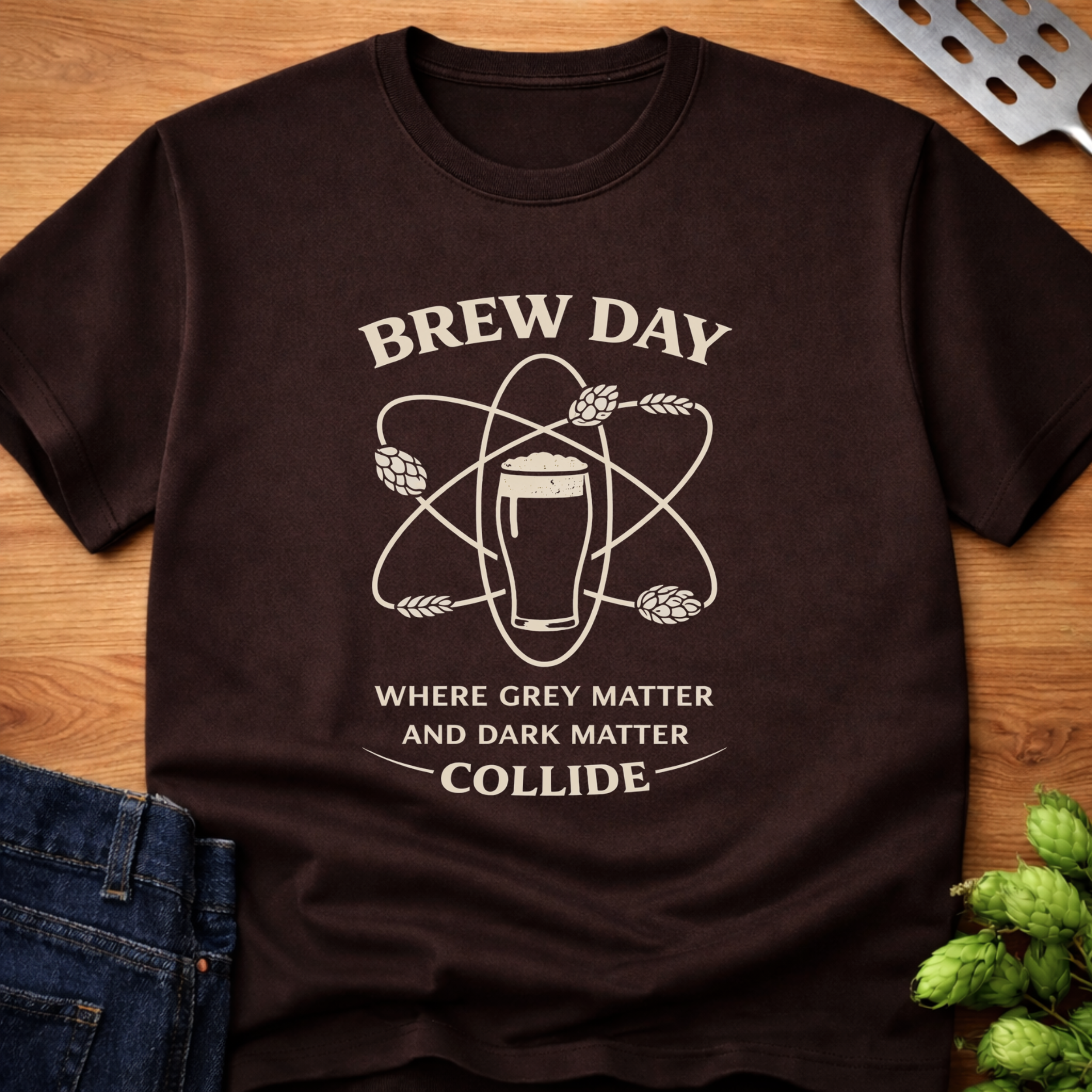 Brew Day Grey Matter Dark Matter Collide T-Shirt