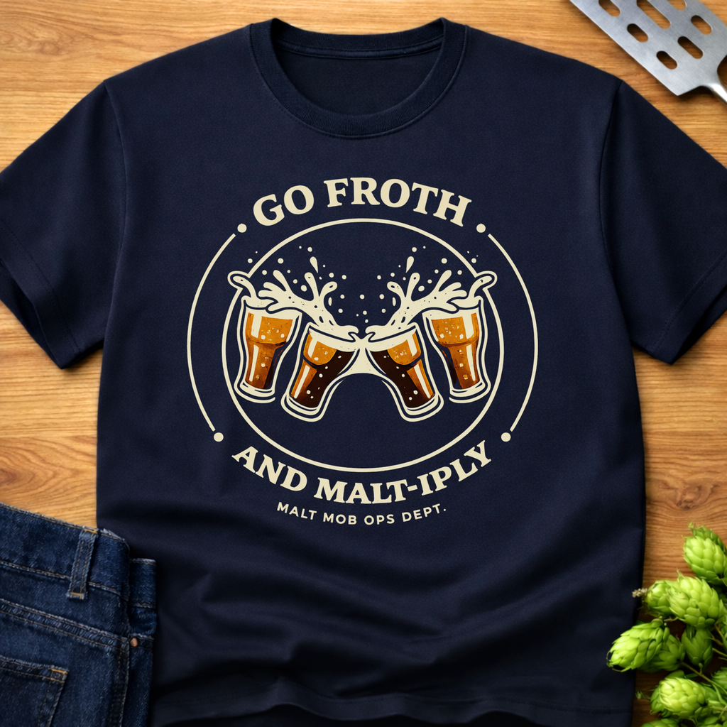 Go Froth and Malt-iply T-Shirt