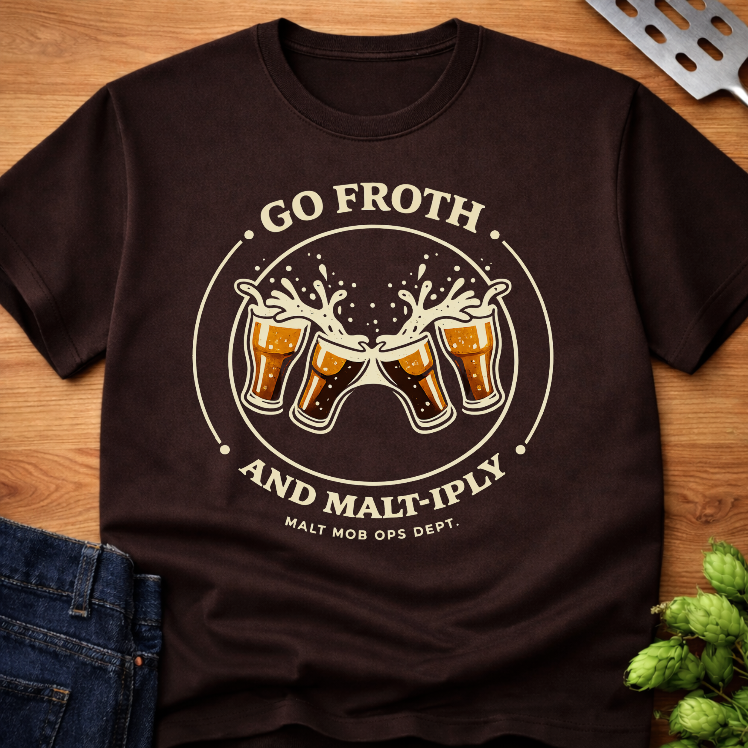 Go Froth and Malt-iply T-Shirt