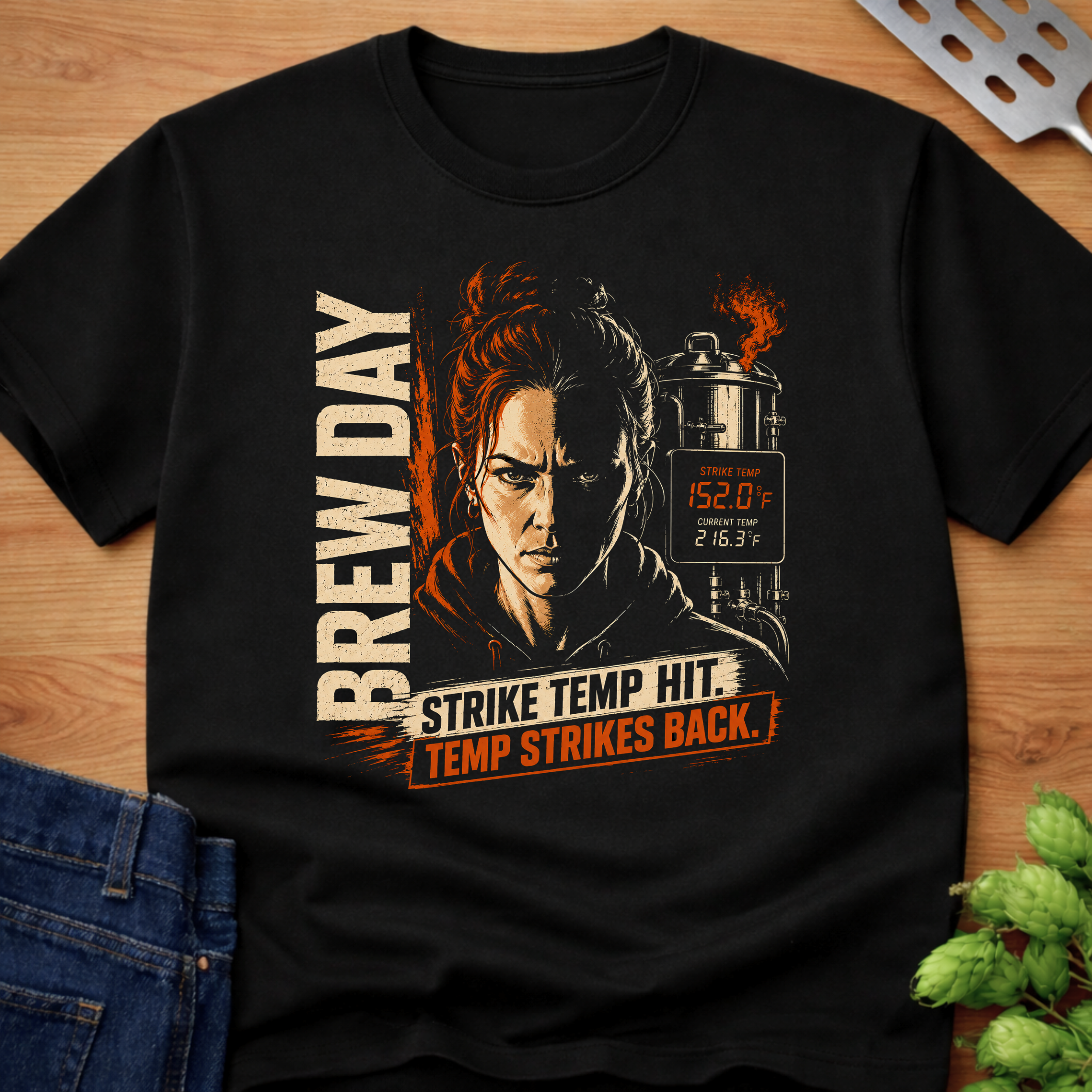 Brew Day Temp Strikes Back T-Shirt