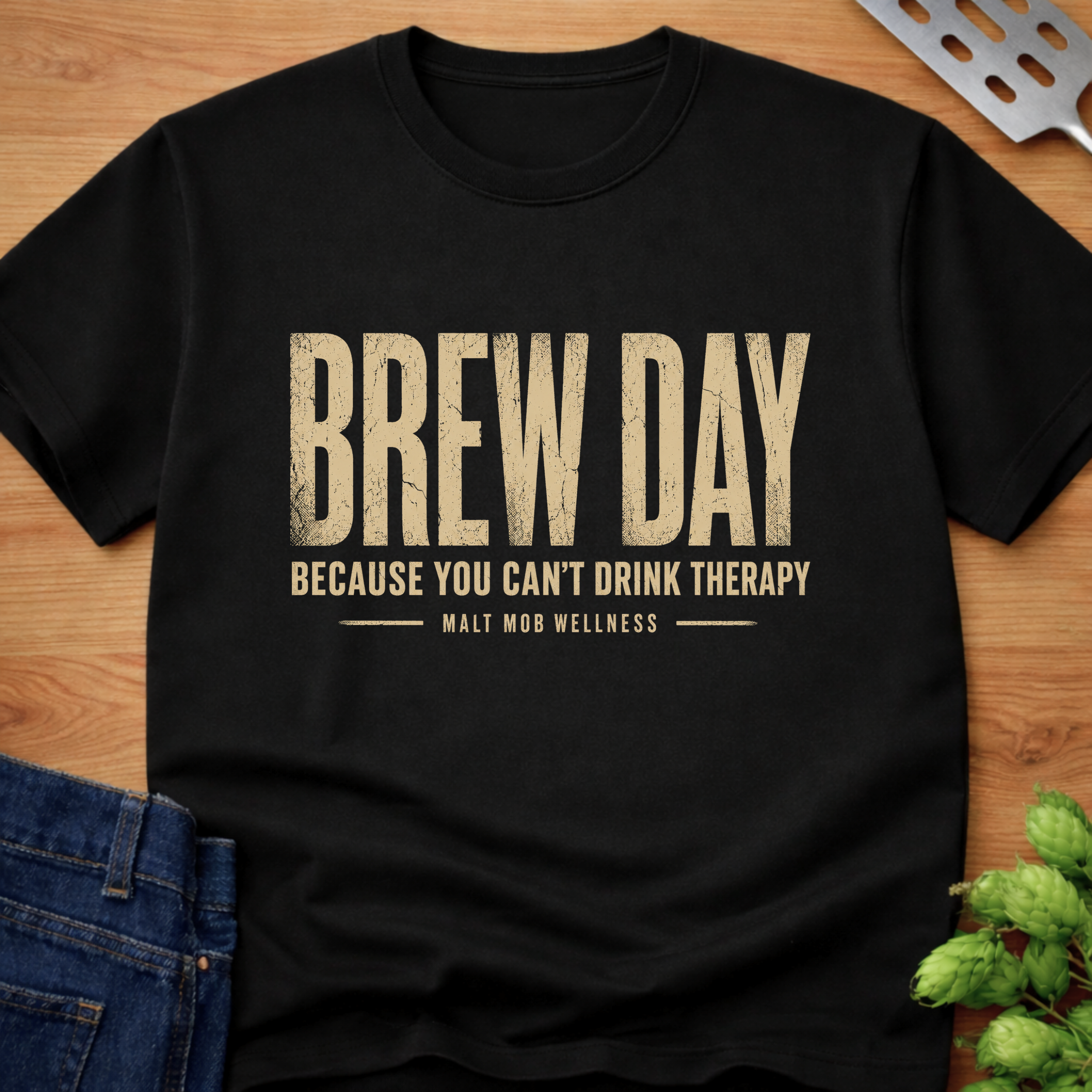 Brew Day Can't Drink Therapy (Industrial) T-Shirt