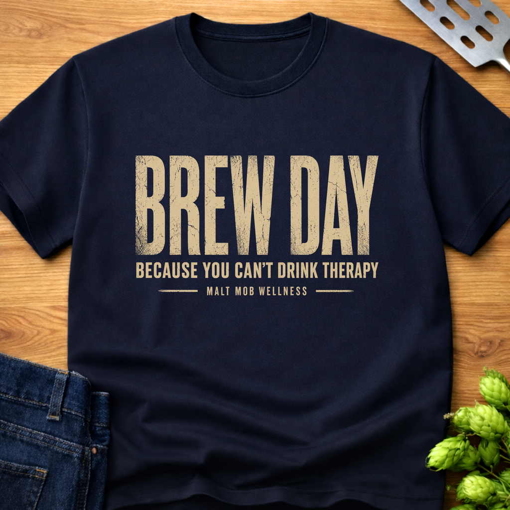 Brew Day Can't Drink Therapy (Industrial) T-Shirt