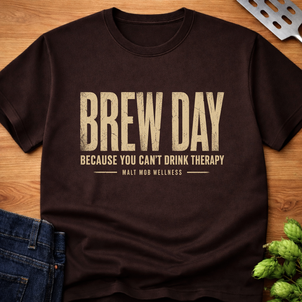 Brew Day Can't Drink Therapy (Industrial) T-Shirt