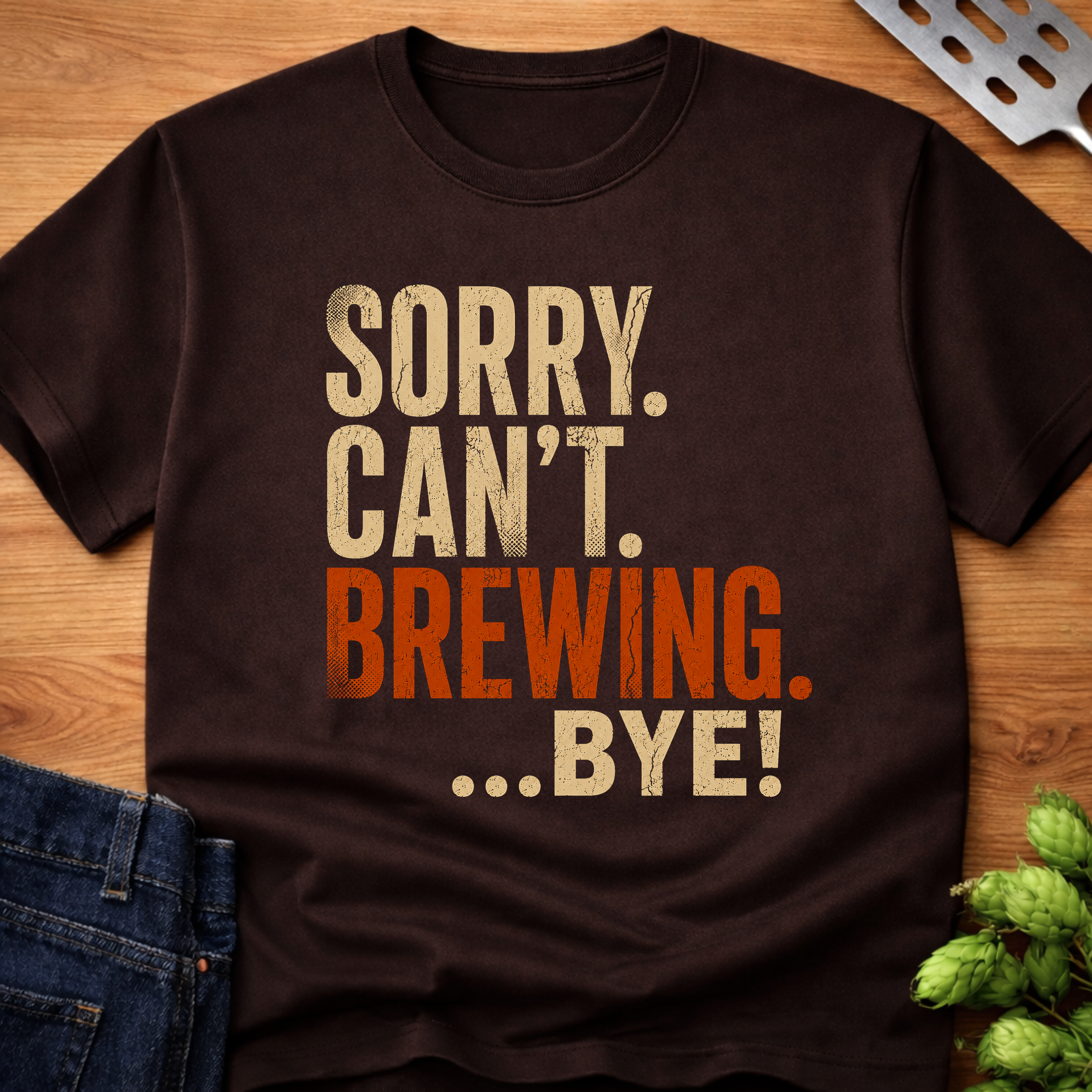 Sorry. Can't. Brewing. Bye! T-Shirt