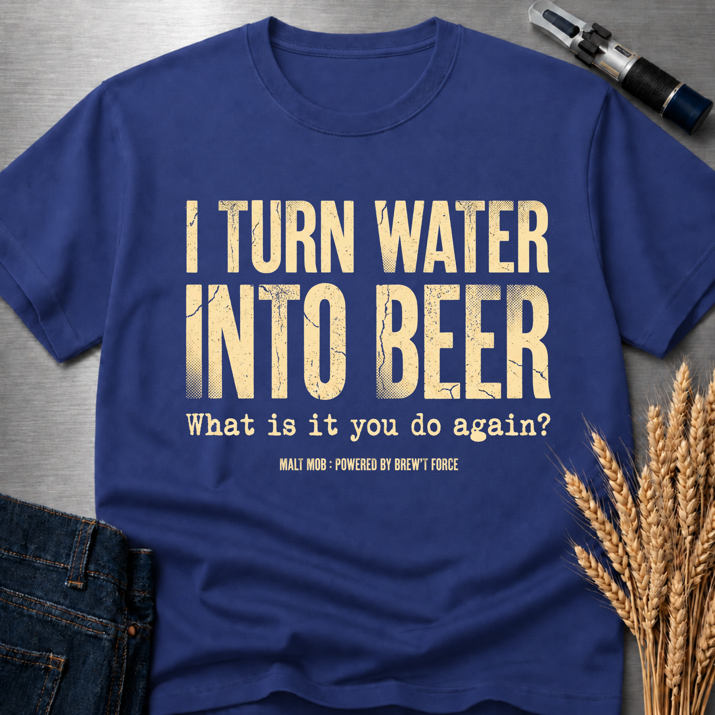I Turn Water Into Beer (Industrial) Tall T-Shirt