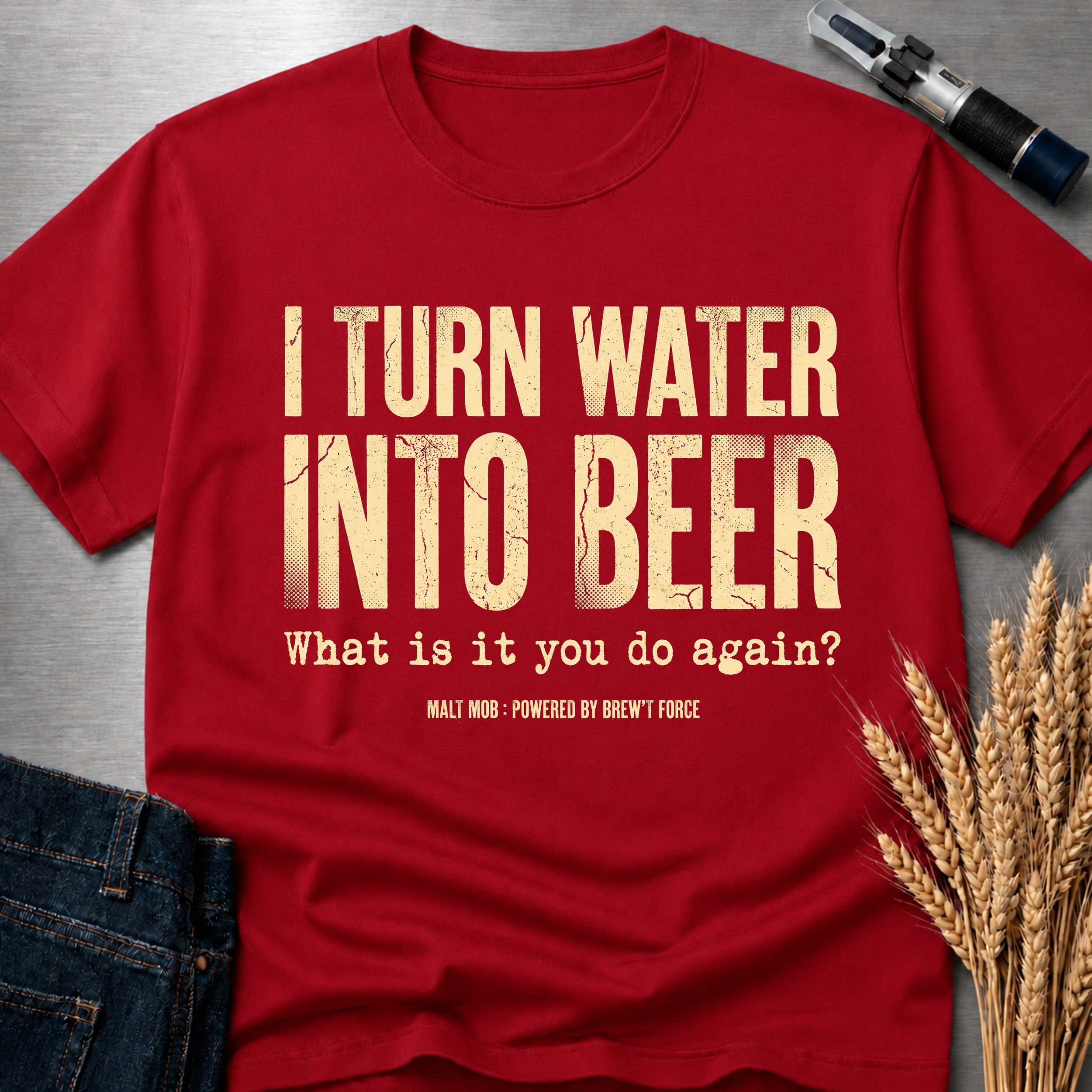 I Turn Water Into Beer (Industrial) Tall T-Shirt