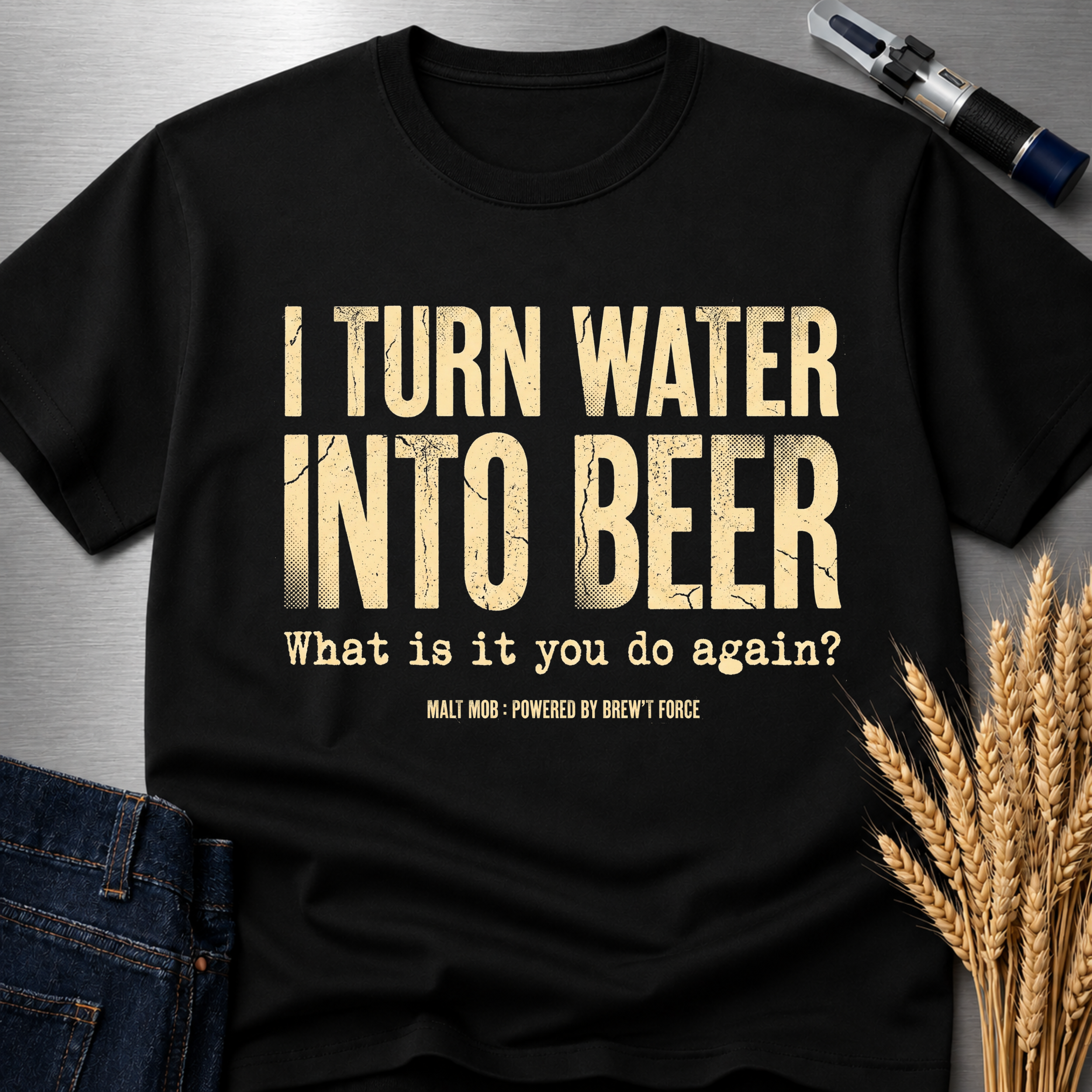 I Turn Water Into Beer (Industrial) Tall T-Shirt