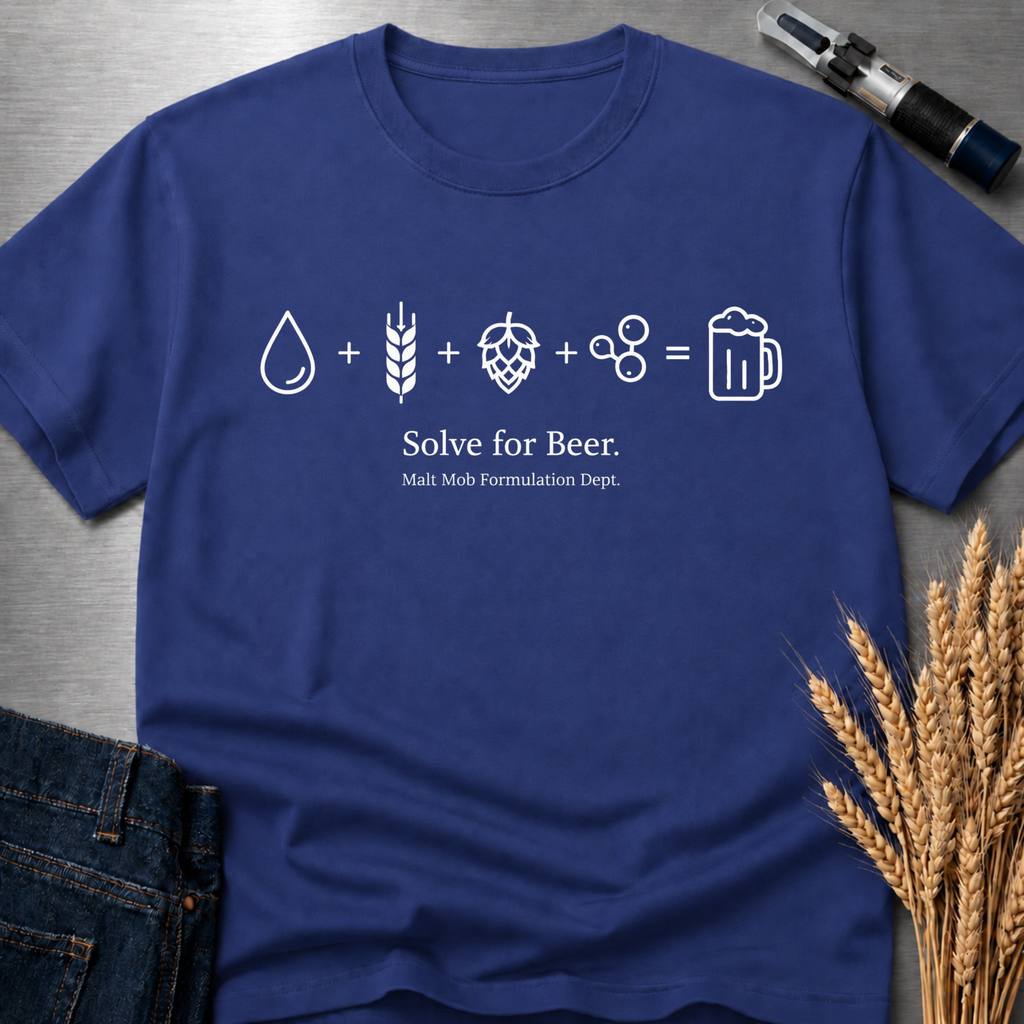 Solve For Beer : Tall T-Shirt