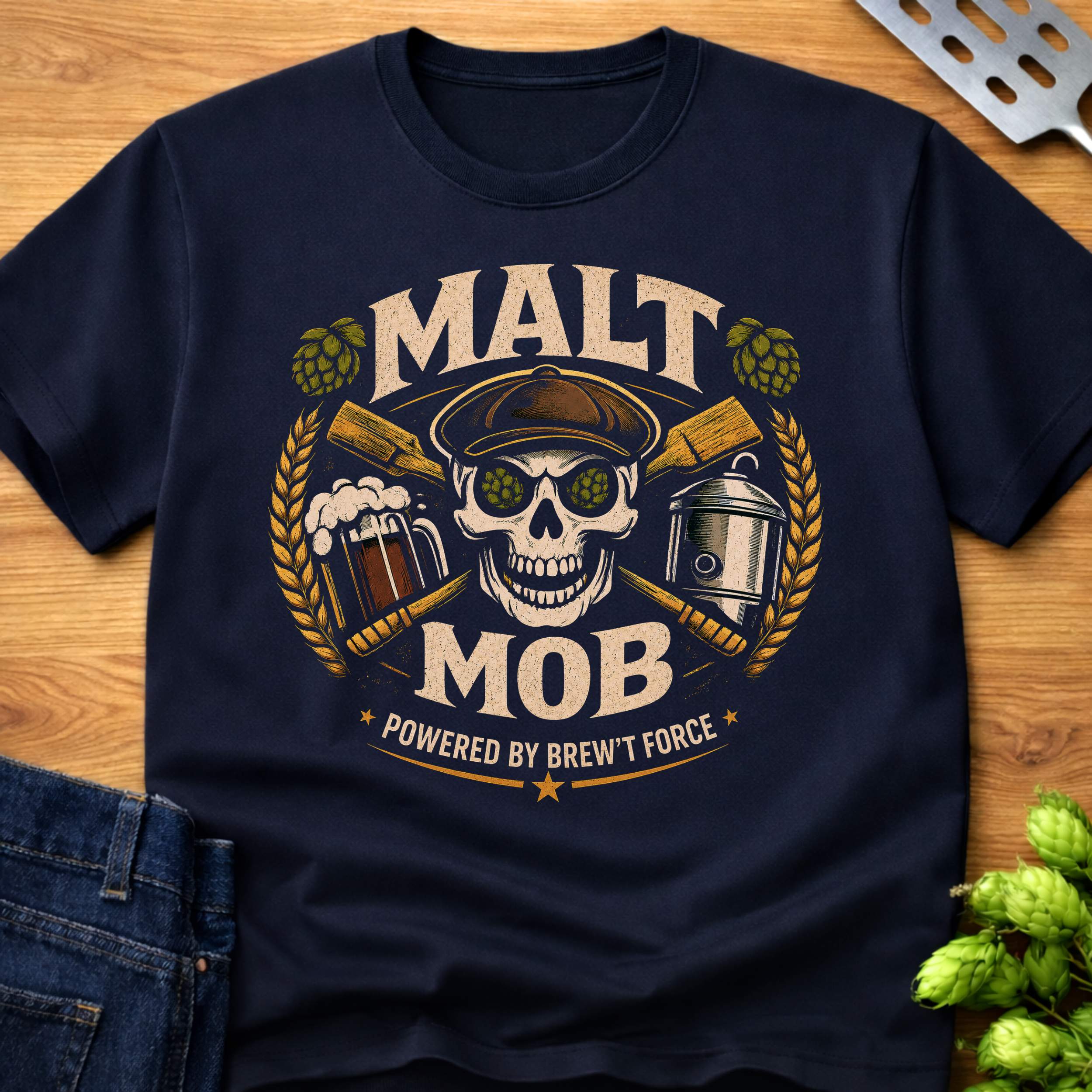 Powered By Brew't Force T-Shirt