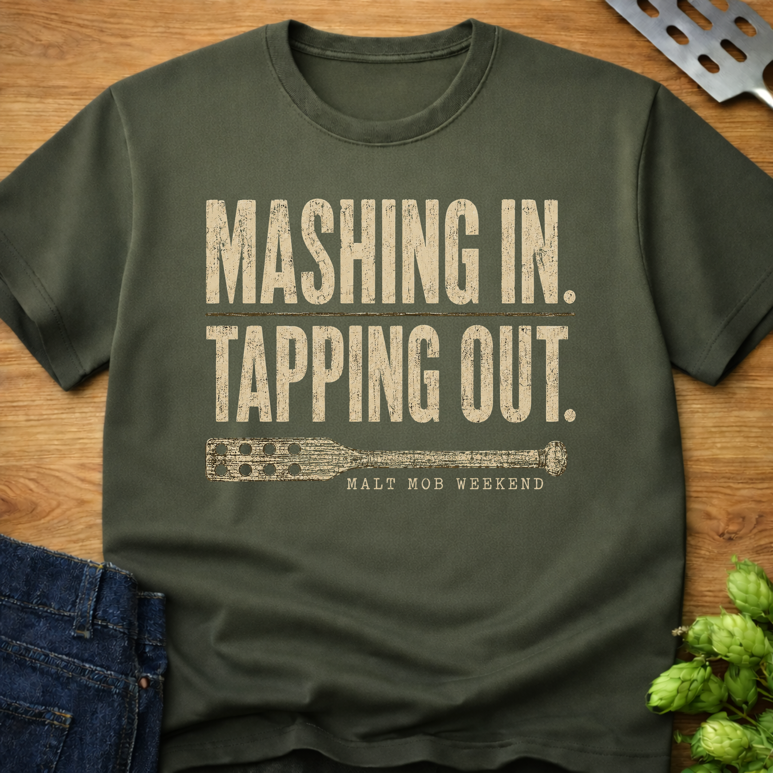 Mashing In. Tapping Out. T-Shirt