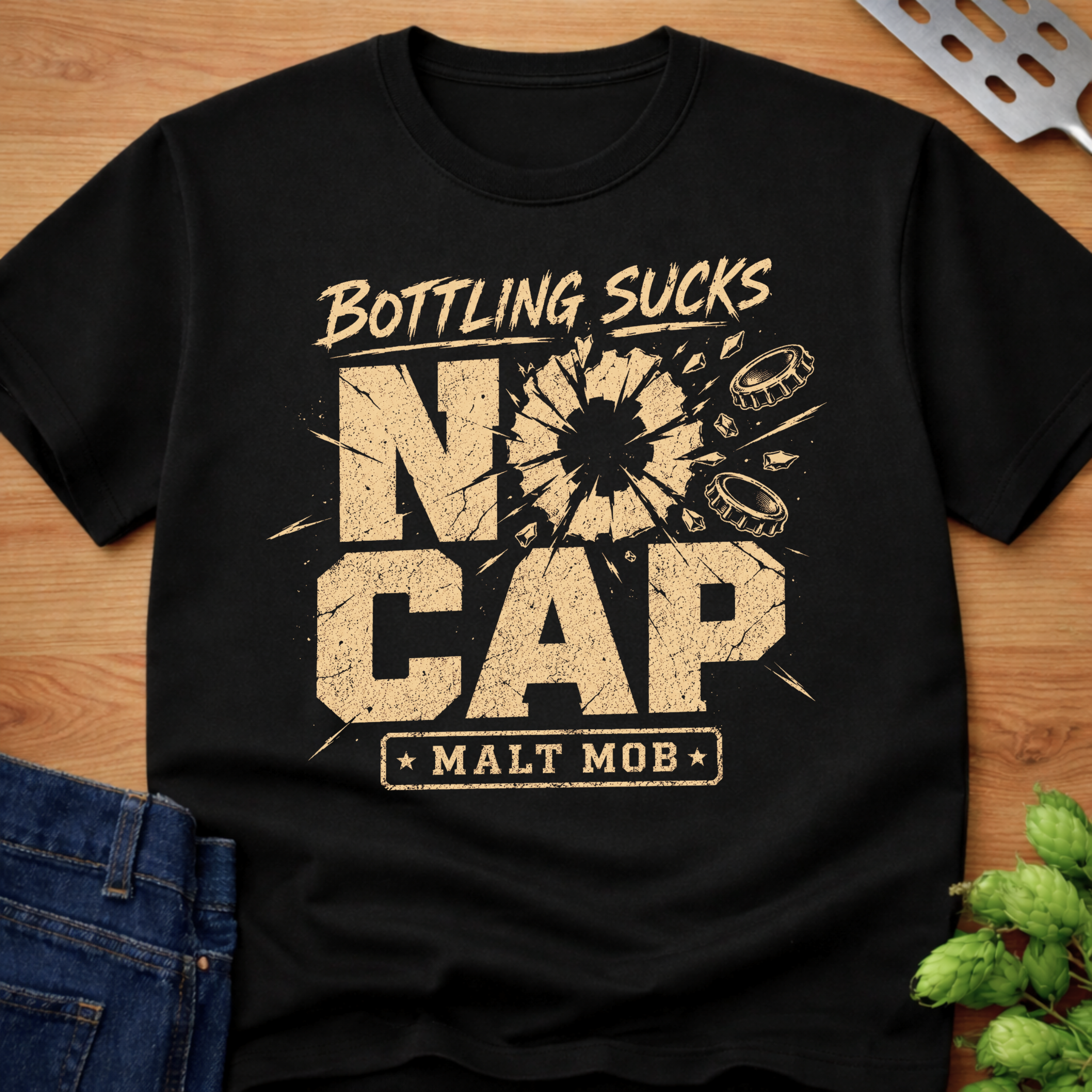 Bottling Sucks No Cap T-Shirt