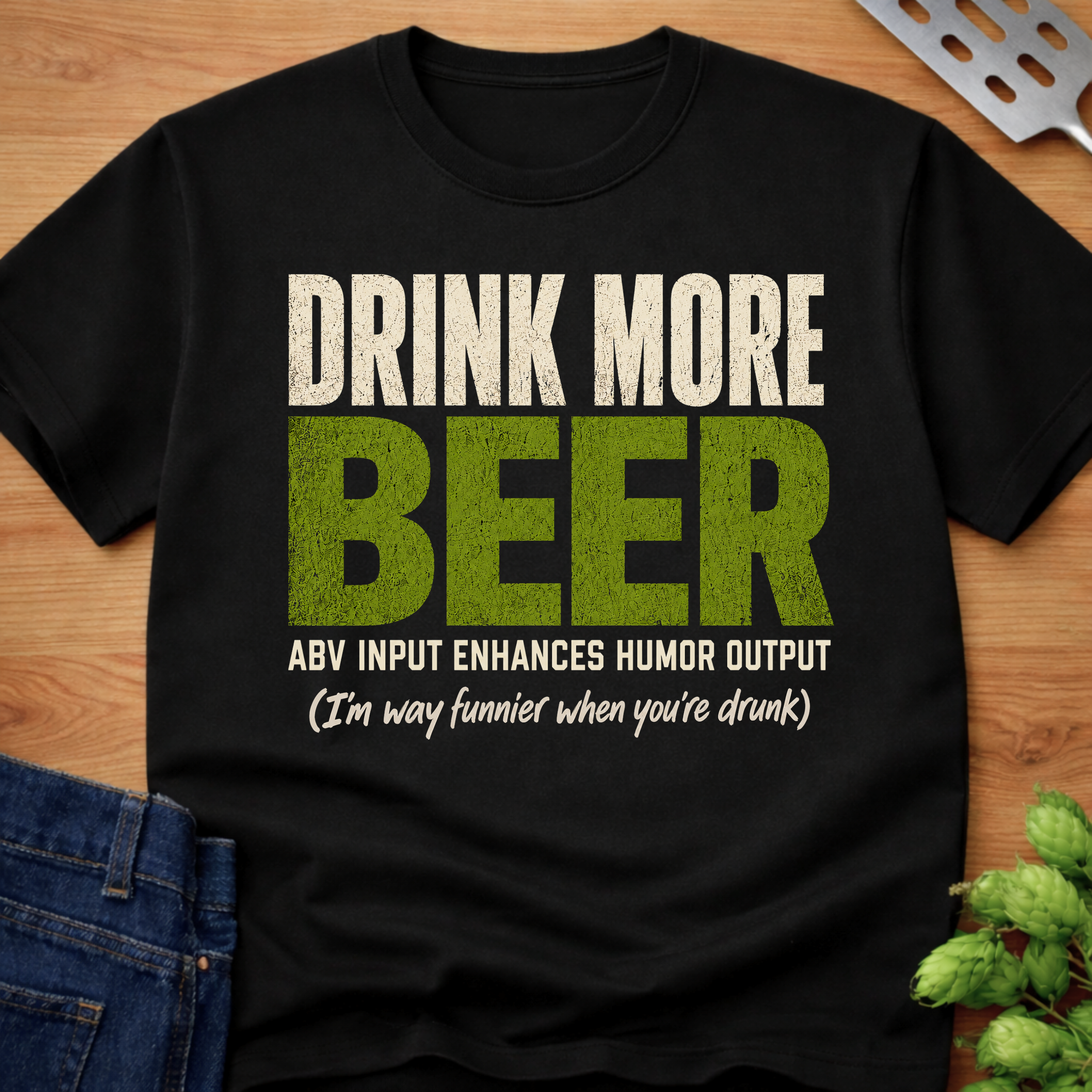 Drink More Beer (Funnier) T-Shirt