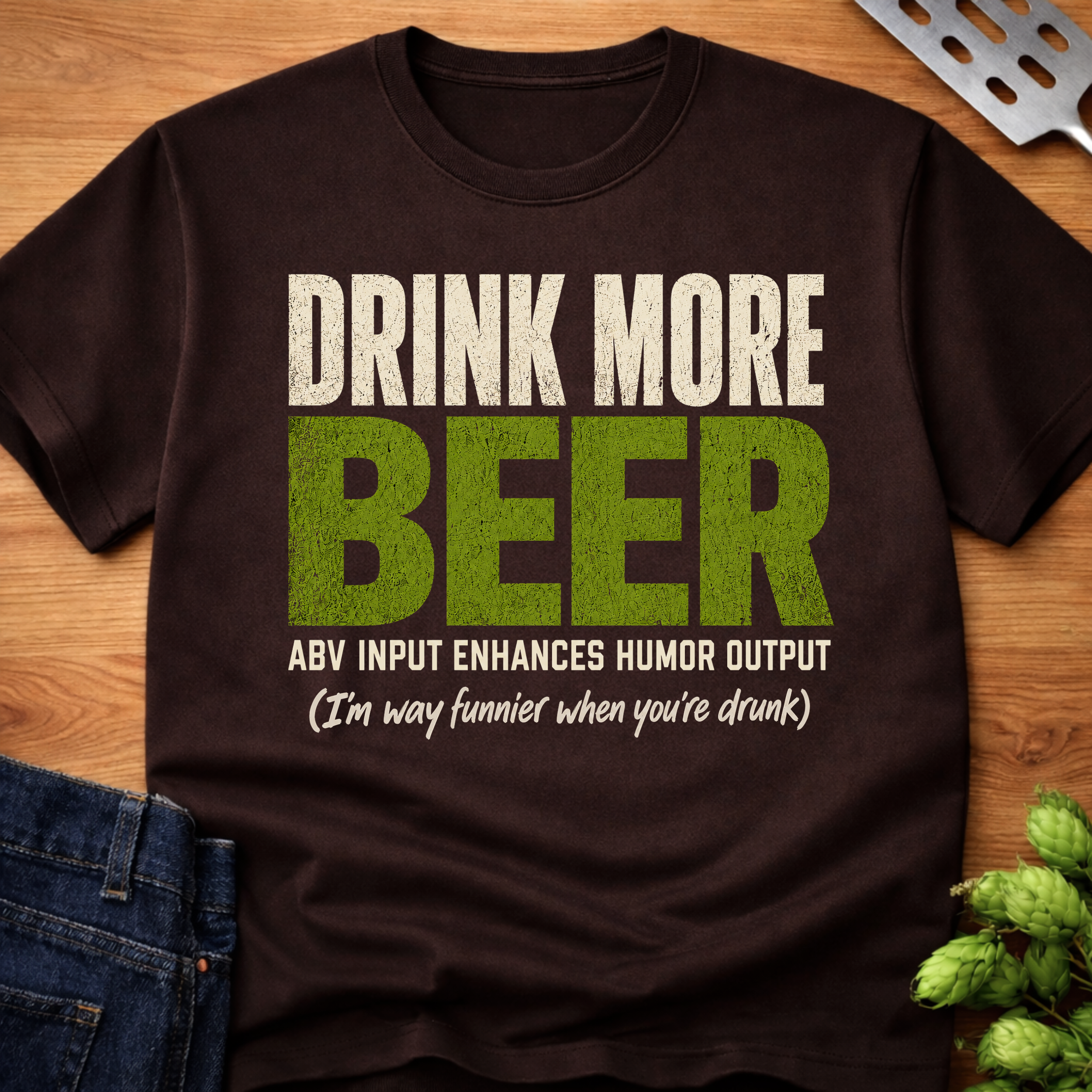 Drink More Beer (Funnier) T-Shirt