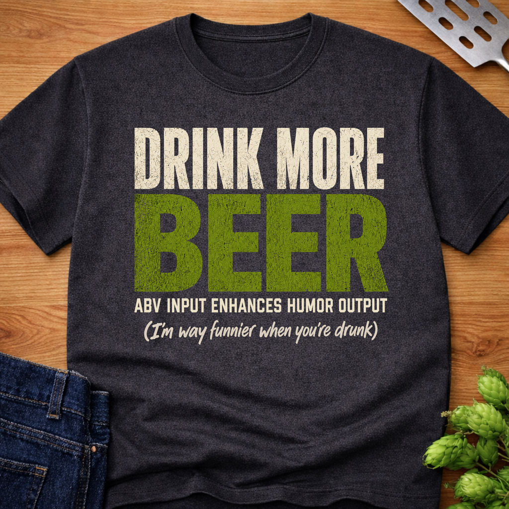 Drink More Beer (Funnier) T-Shirt