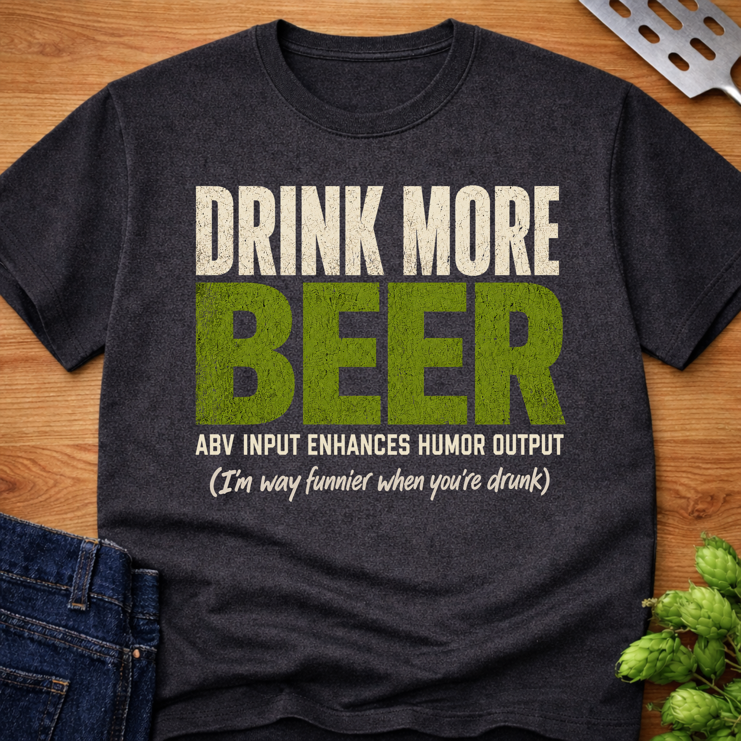 Drink More Beer (Funnier) T-Shirt