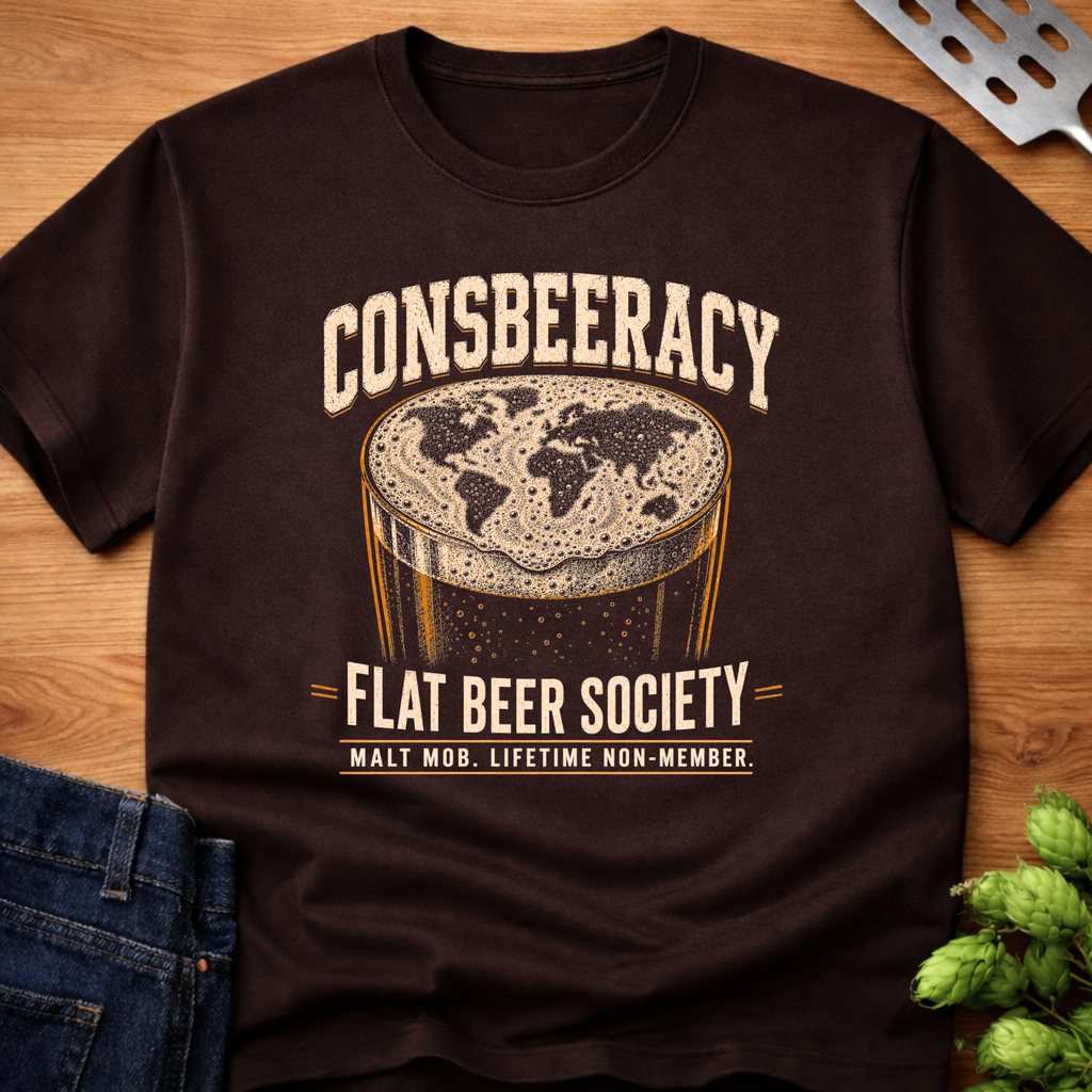 Consbeeracy Flat Beer Society T-Shirt