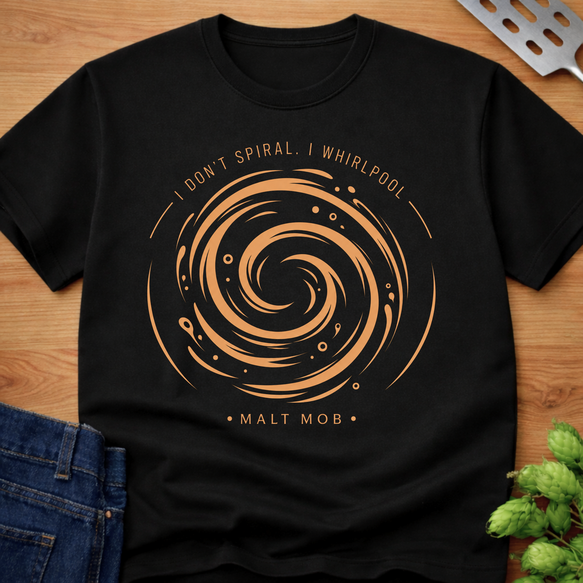 I Don't Spiral I Whirlpool T-Shirt