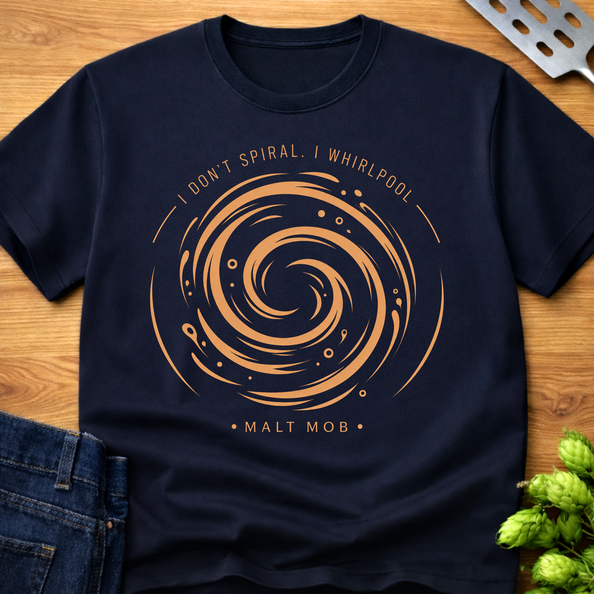 I Don't Spiral I Whirlpool T-Shirt
