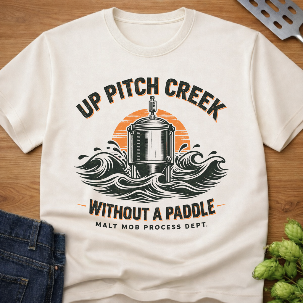 Up Pitch Creek Without A Paddle T-Shirt