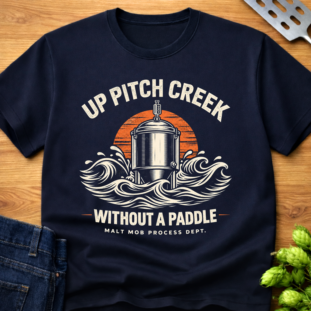 Up Pitch Creek Without A Paddle T-Shirt