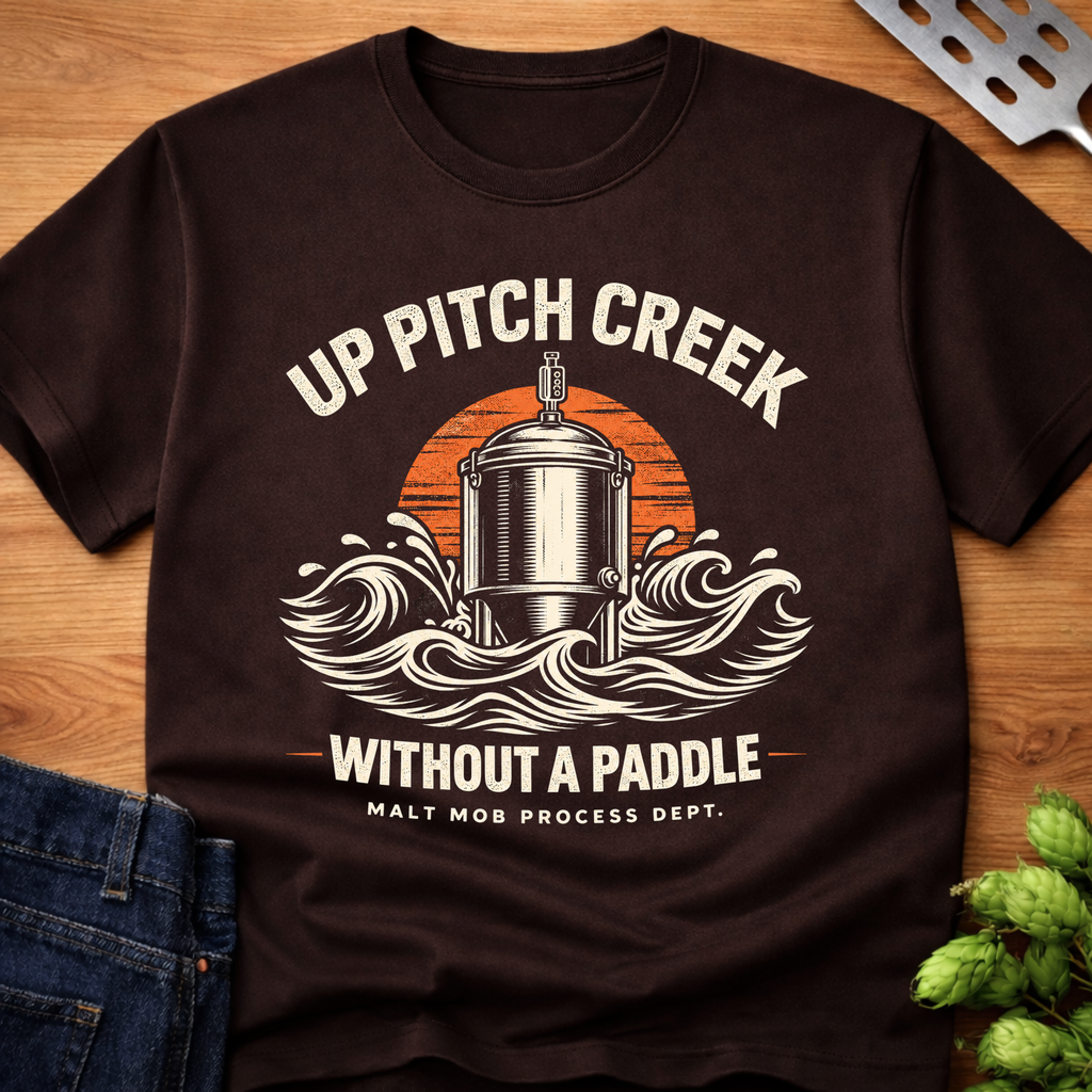 Up Pitch Creek Without A Paddle T-Shirt