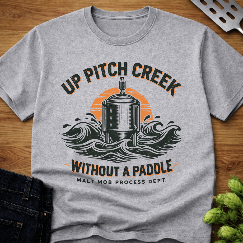 Up Pitch Creek Without A Paddle T-Shirt