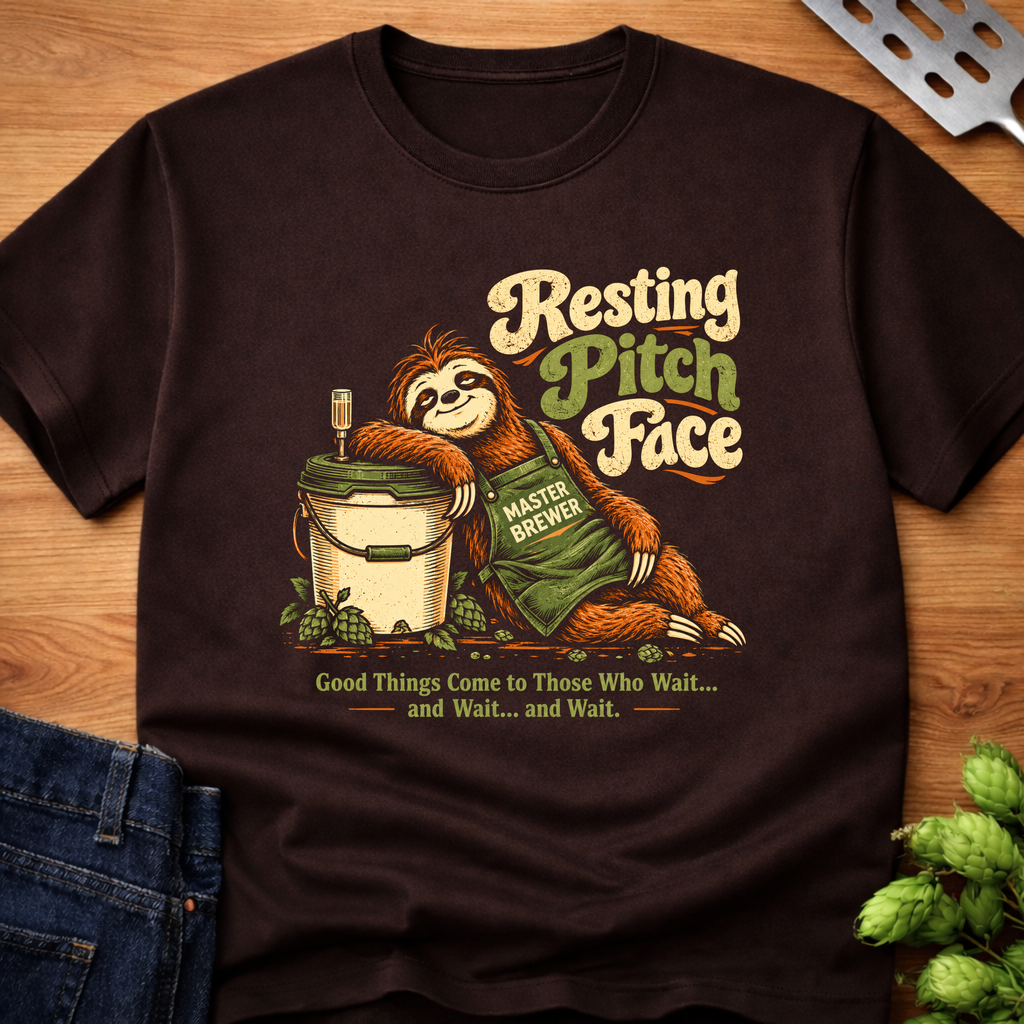 Resting Pitch Face (Brew Sloth) T-Shirt