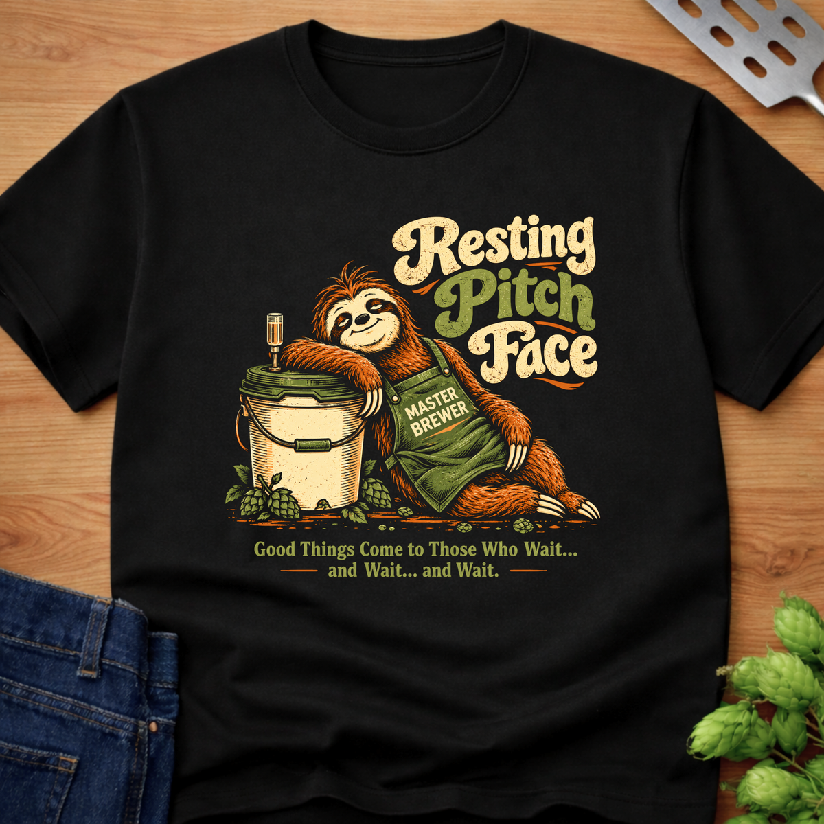Resting Pitch Face (Brew Sloth) T-Shirt