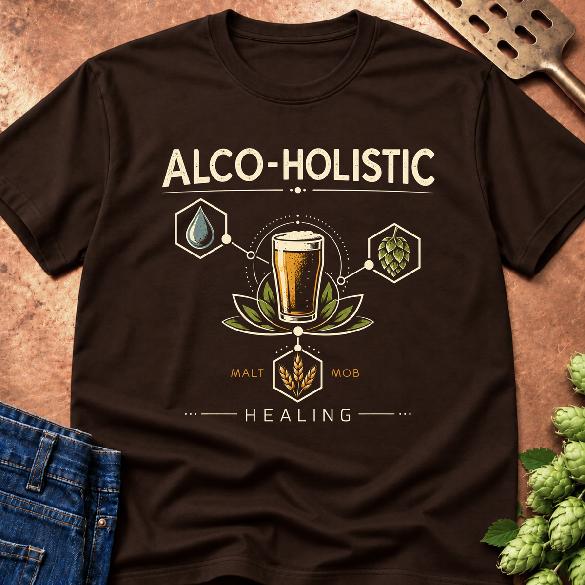 Homebrew Alco-holistic Healing T-Shirt