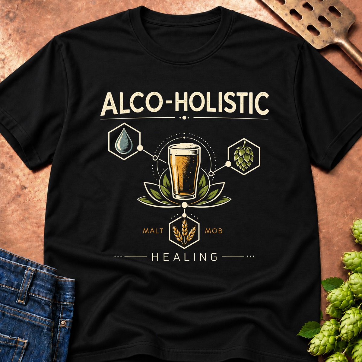 Homebrew Alco-holistic Healing T-Shirt