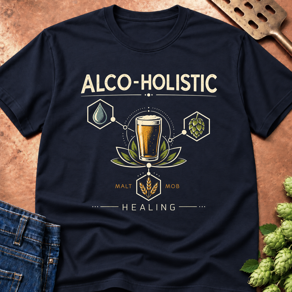 Homebrew Alco-holistic Healing T-Shirt