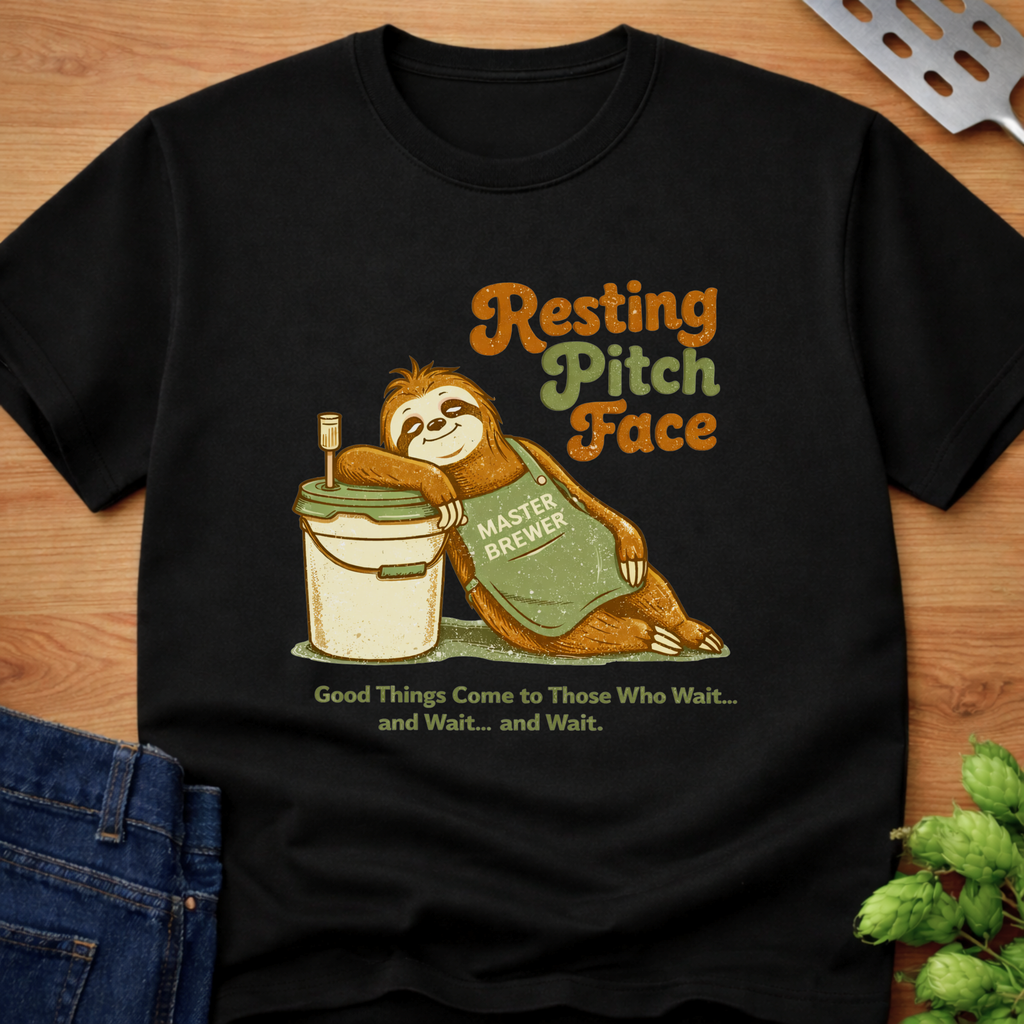 Resting Pitch Face (Brew Sloth) T-Shirt